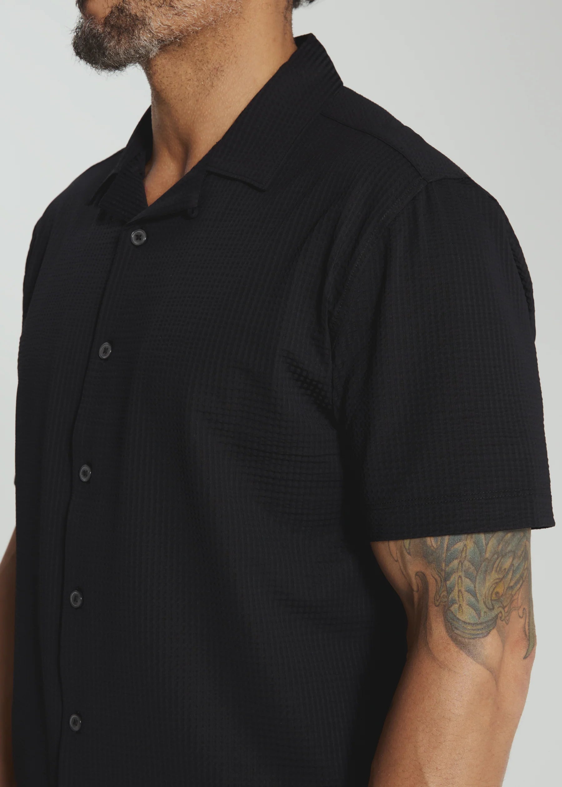 Sutherland Camp Shirt | Black