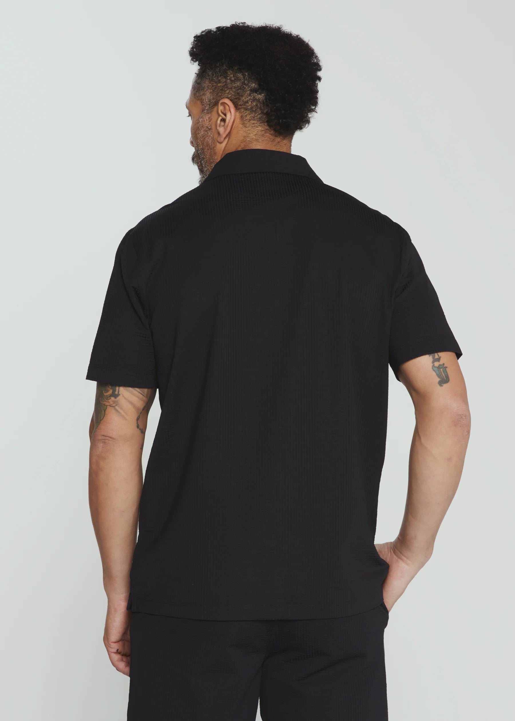 Sutherland Camp Shirt | Black