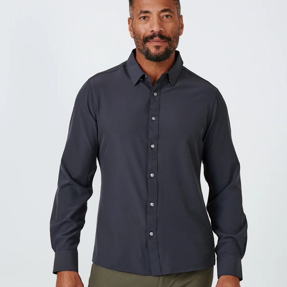 Liberty Long Sleeve Shirt | Charcoal