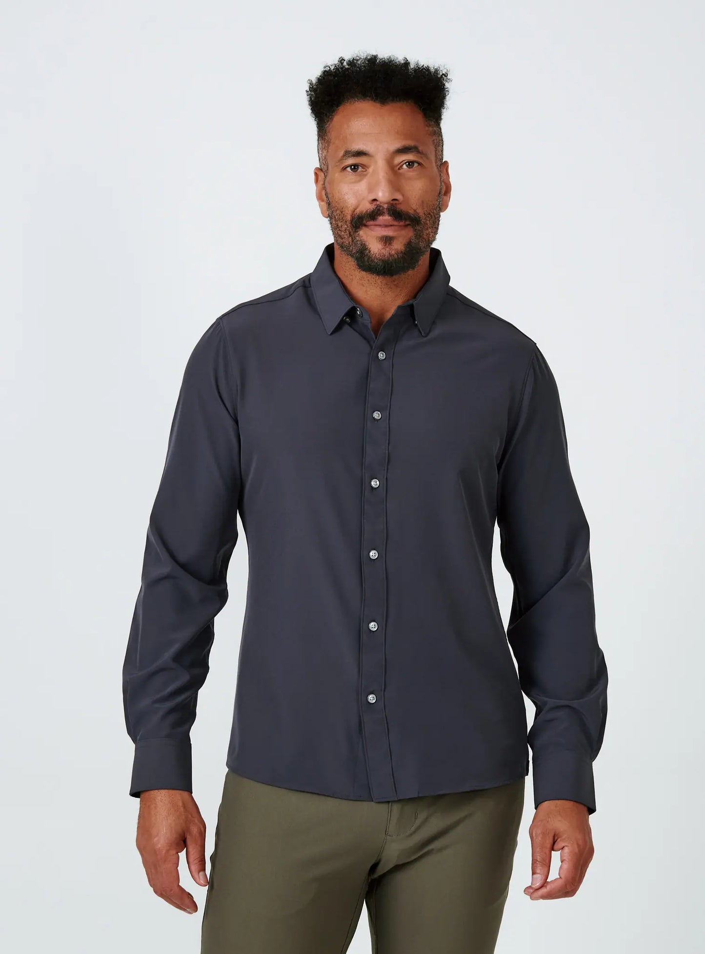 Liberty Long Sleeve Shirt | Charcoal