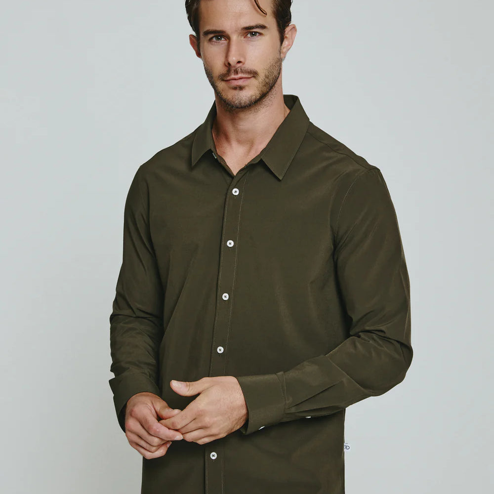 Liberty Long Sleeve Shirt | Olive