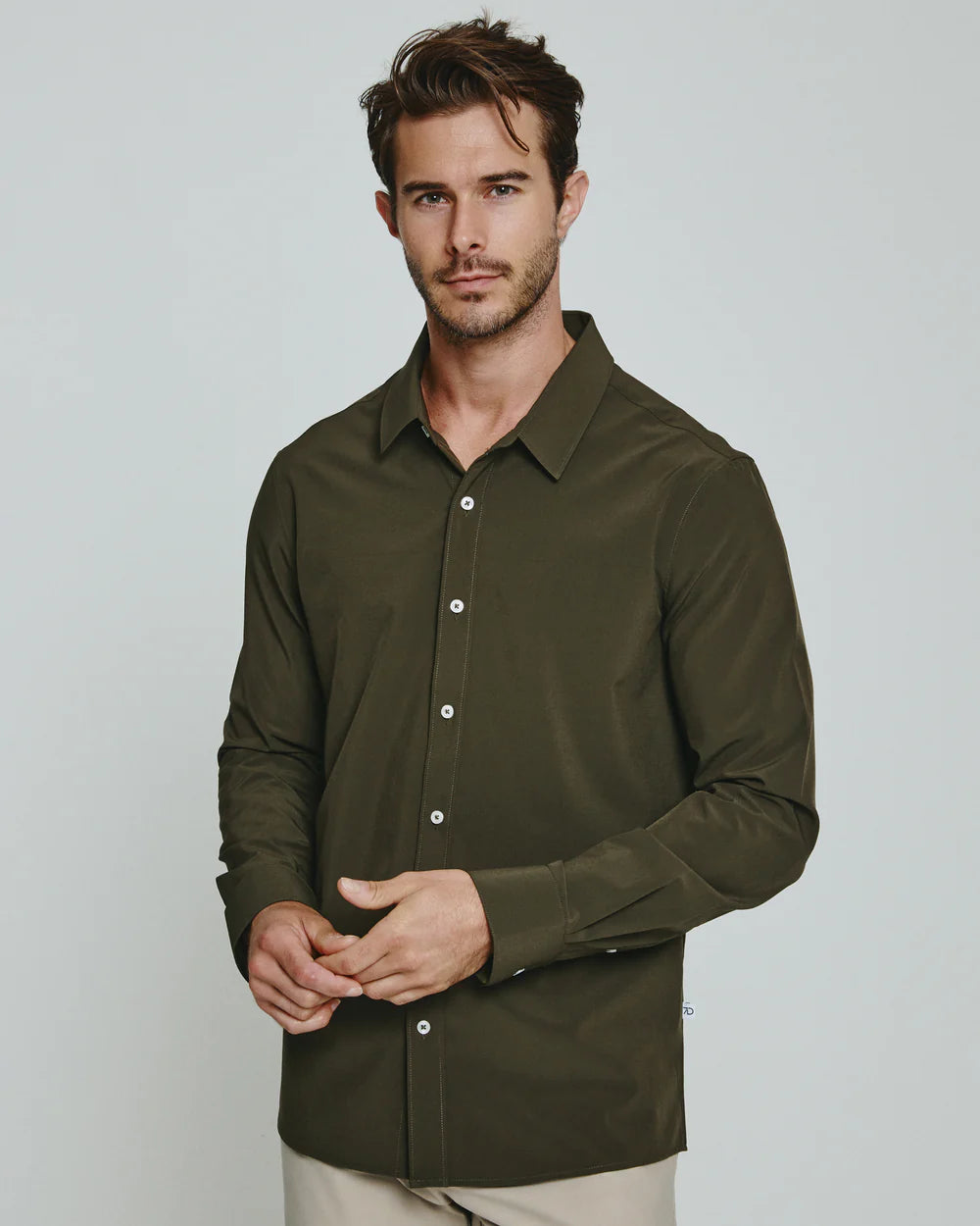 Liberty Long Sleeve Shirt | Olive