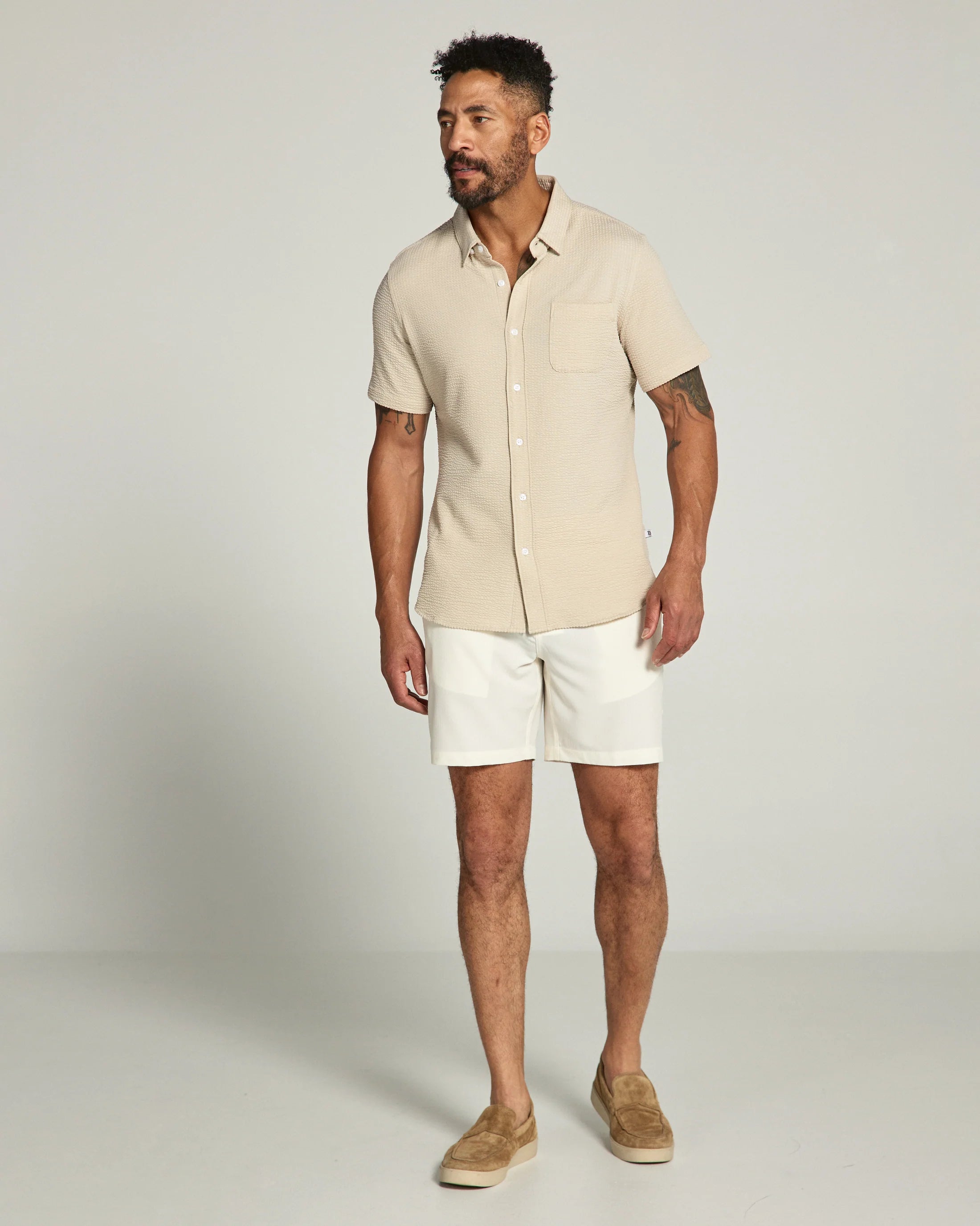 Bennet Short Sleeve Shirt | Tan