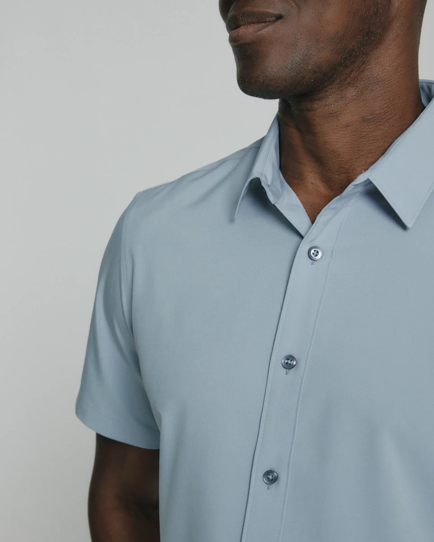 Siena Short Sleeve Shirt | Dusty Blue