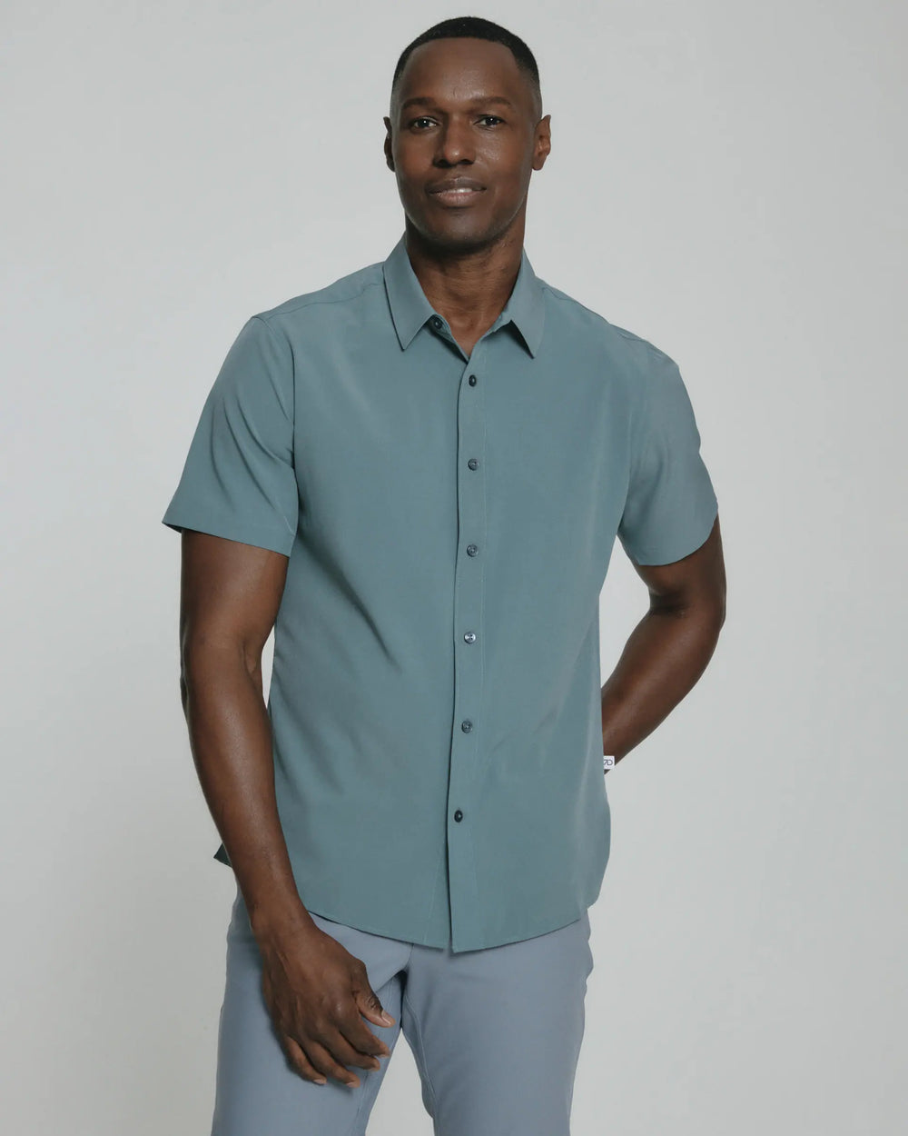 Siena Short Sleeve Shirt | Seafoam