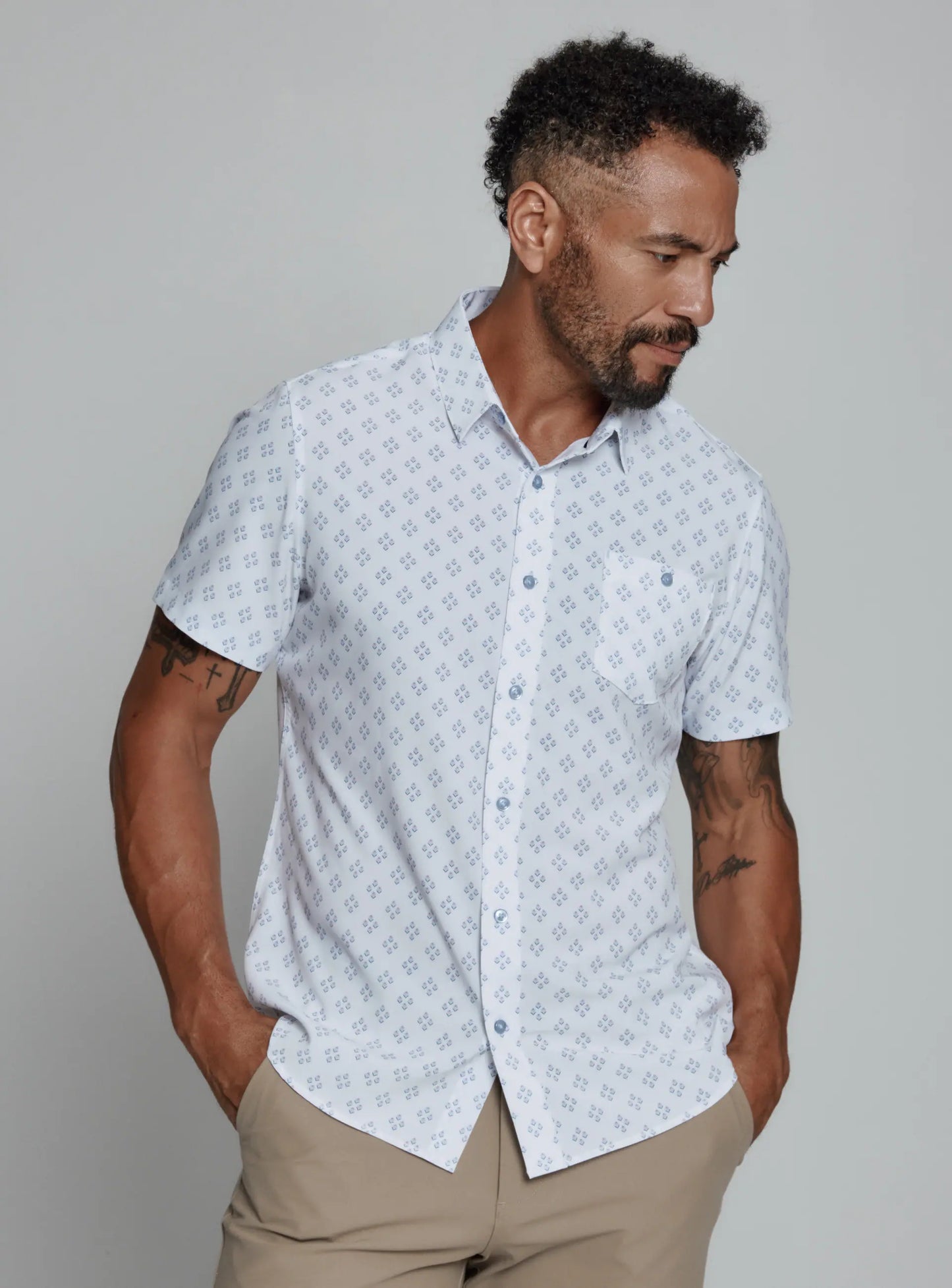 Bradford Short Sleeve Shirt | White