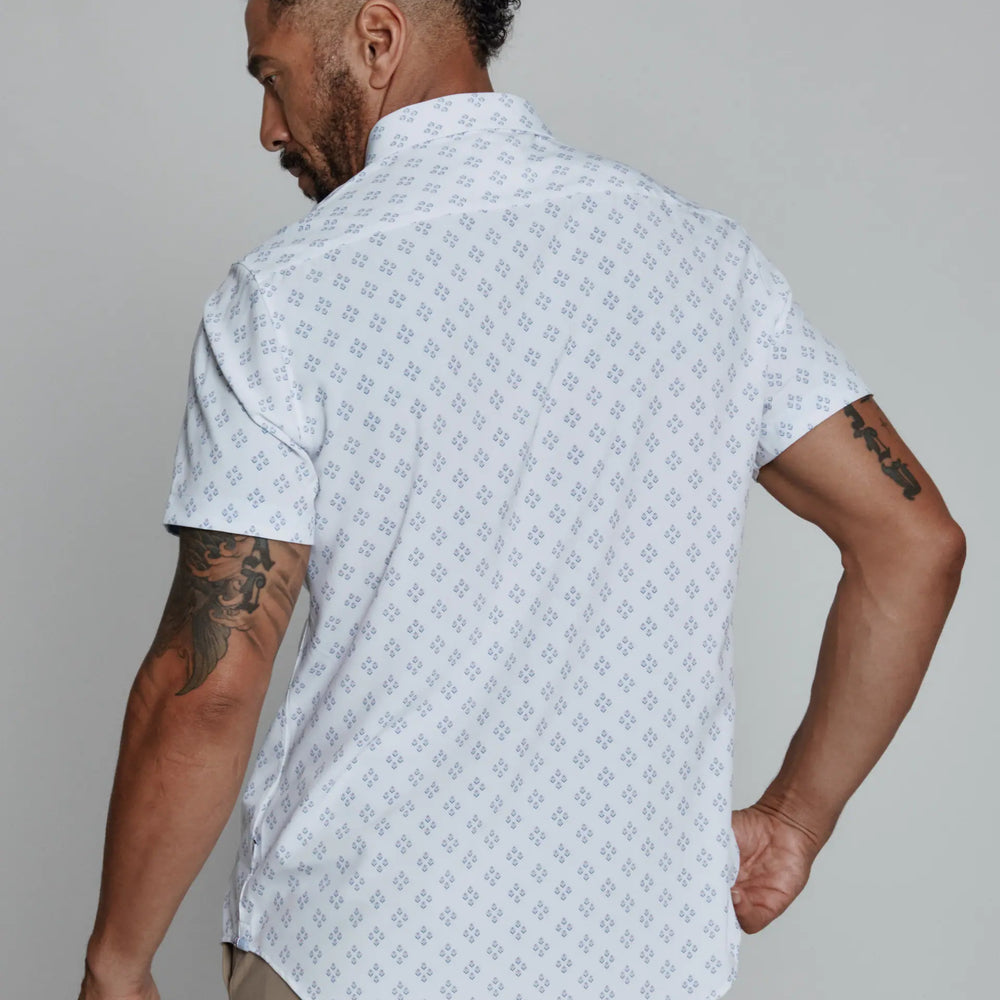 
                      
                        Bradford Short Sleeve Shirt | White
                      
                    