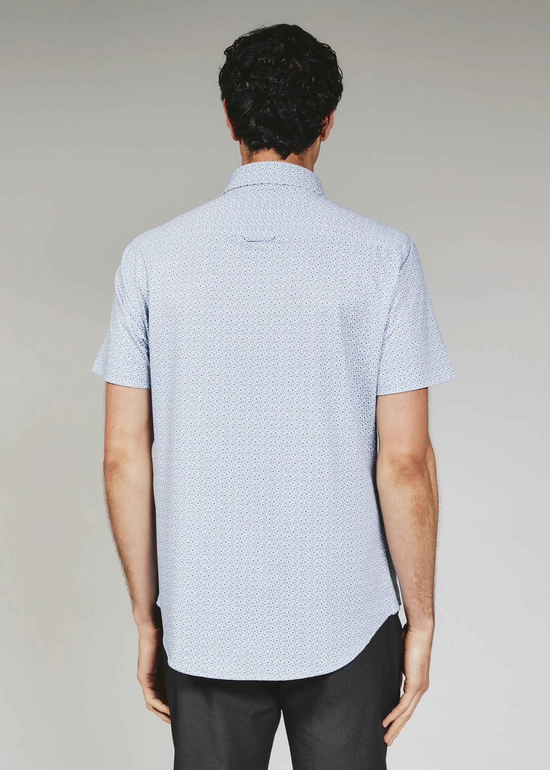 Riley Short Sleeve Shirt | Dusty Blue