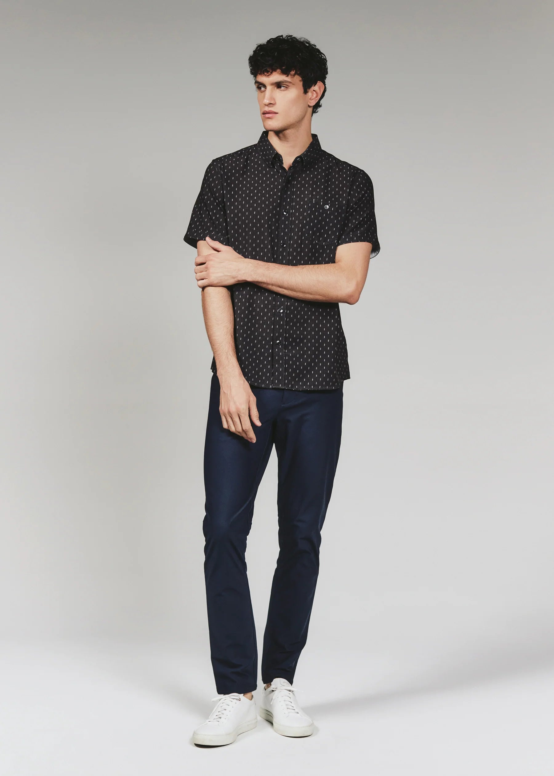 Renzo Short Sleeve Shirt | Black