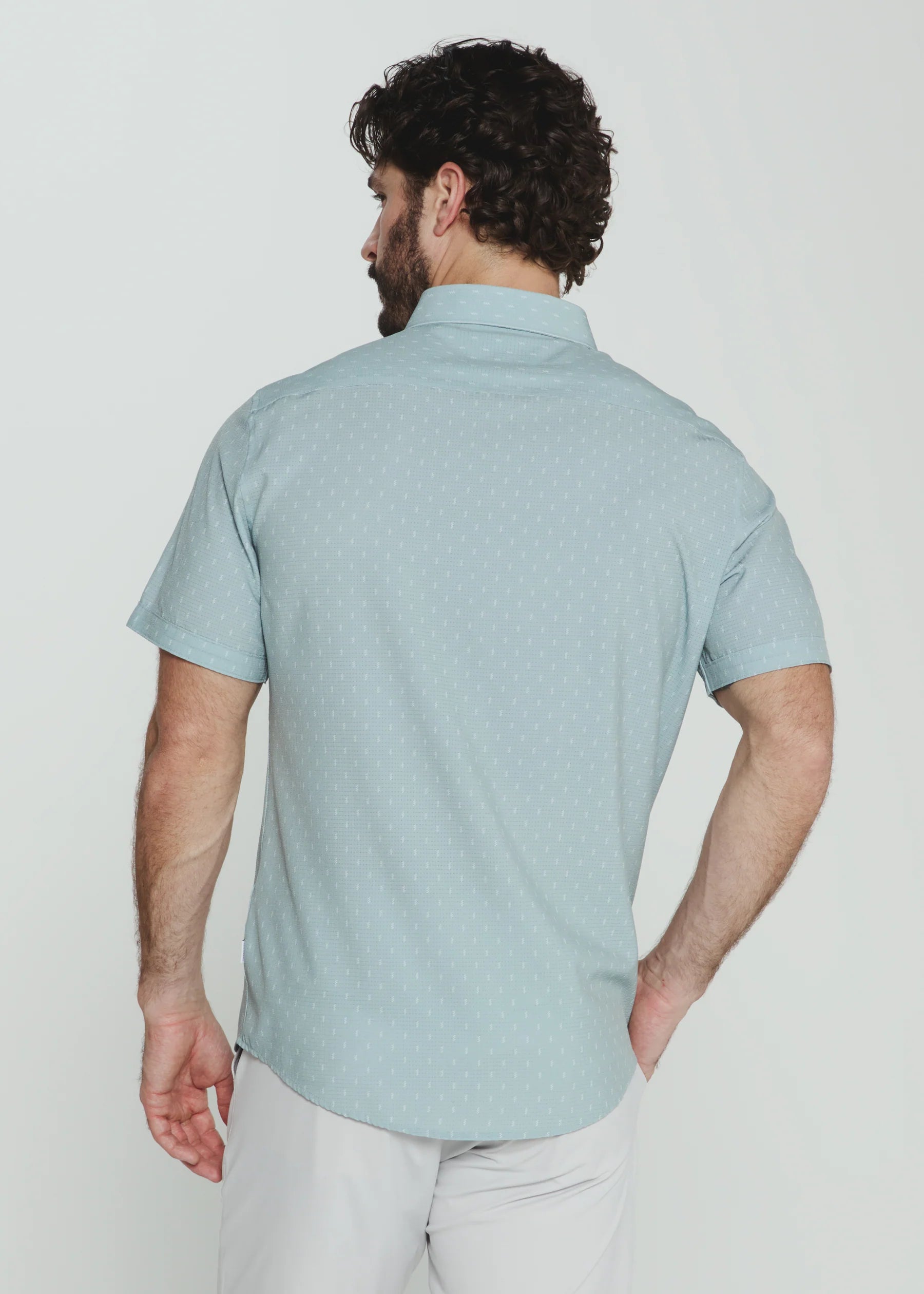 Renzo Short Sleeve Shirt | Seafoam