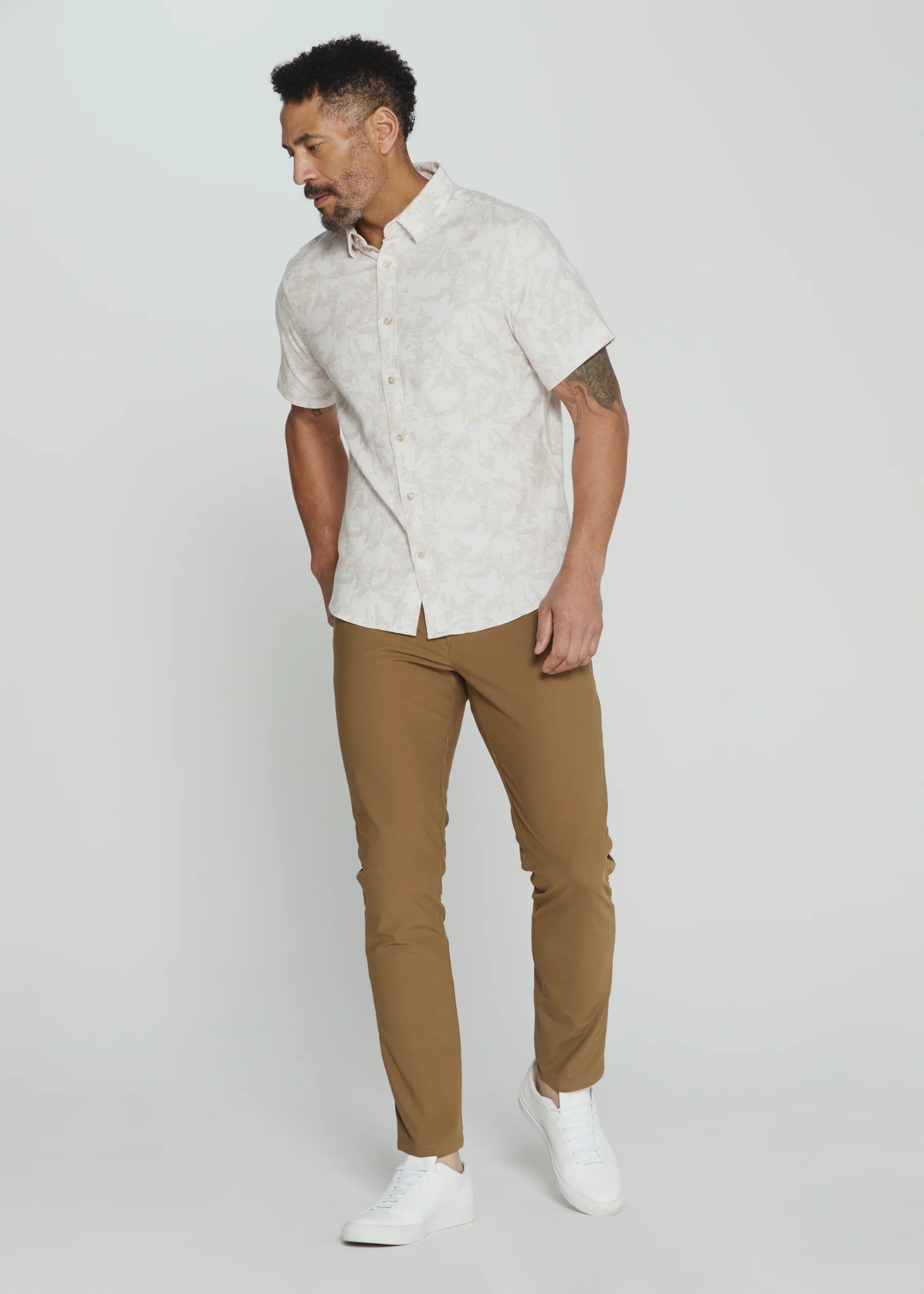 Silas Short Sleeve Shirt | Sand