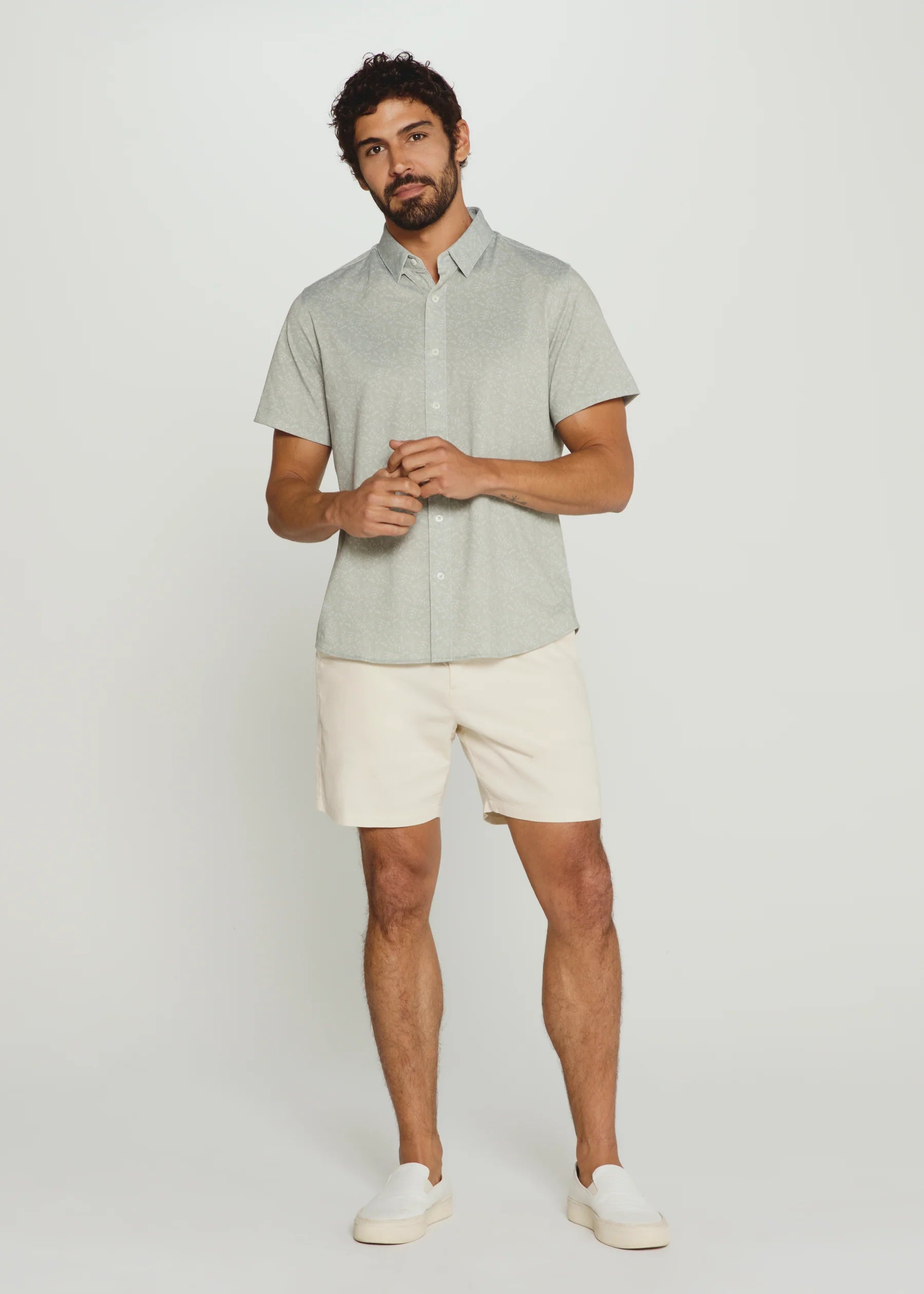 Eden Short Sleeve Shirt | Pastel Green