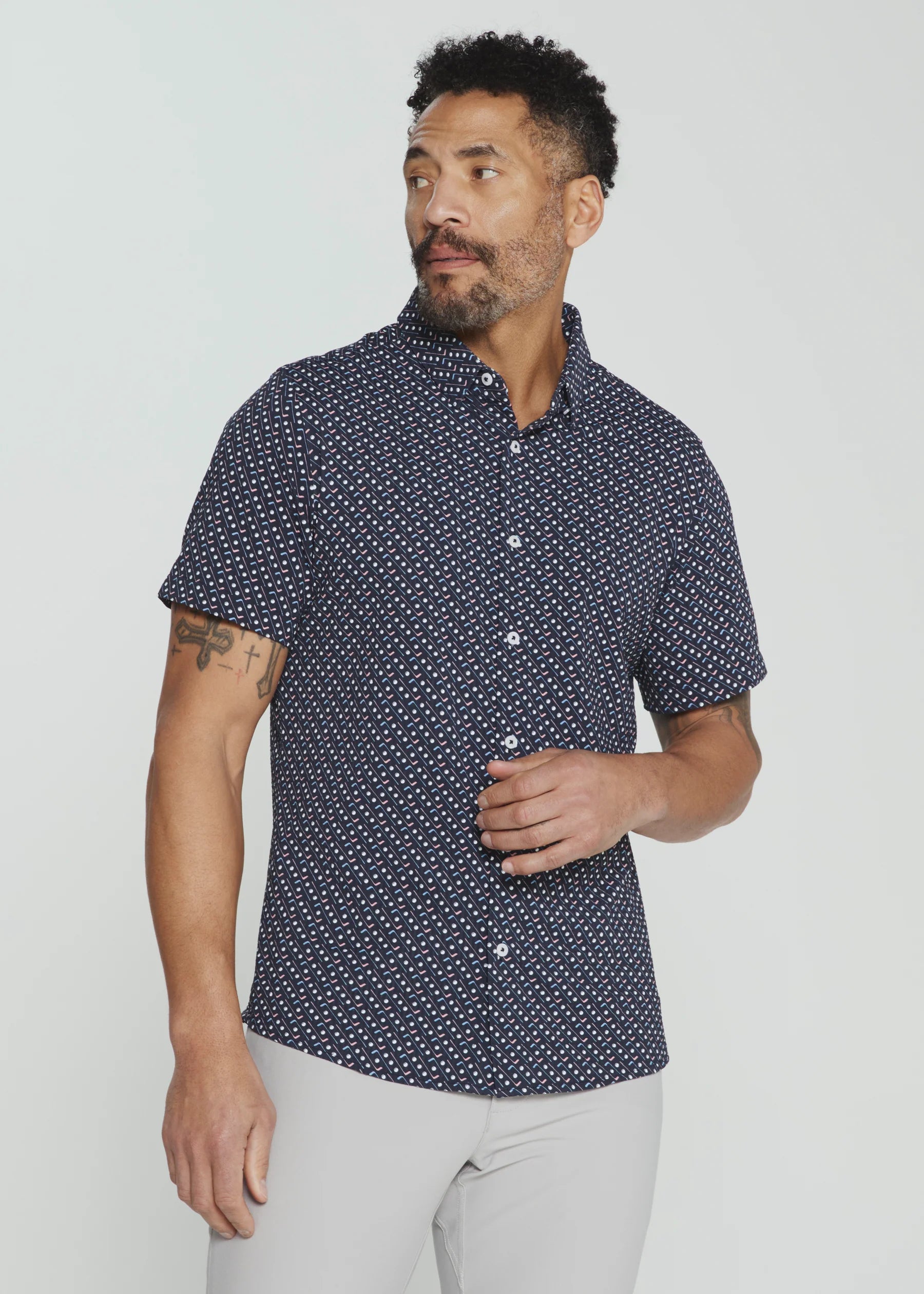 Marine Short Sleeve Shirt | Navy