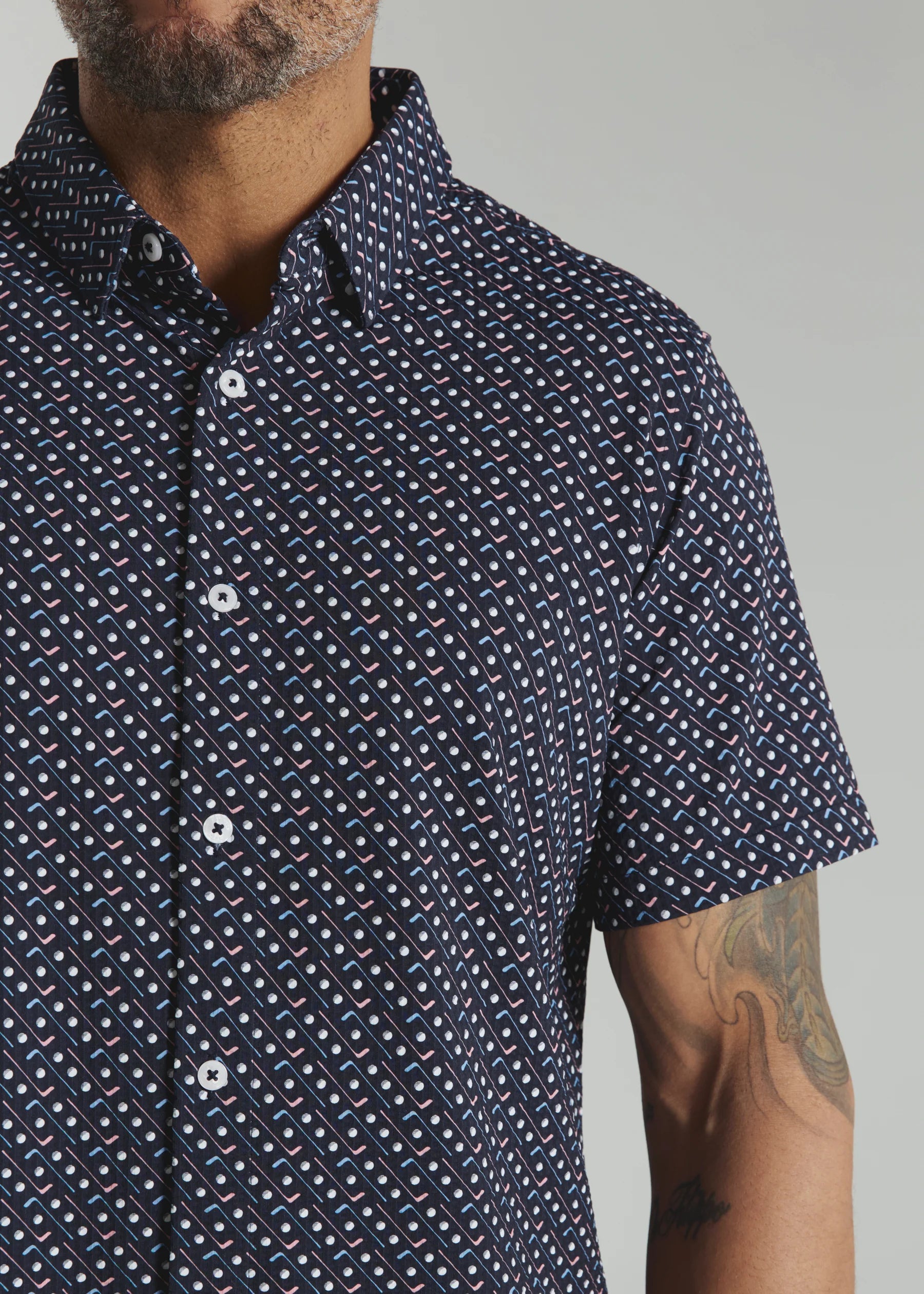 Marine Short Sleeve Shirt | Navy
