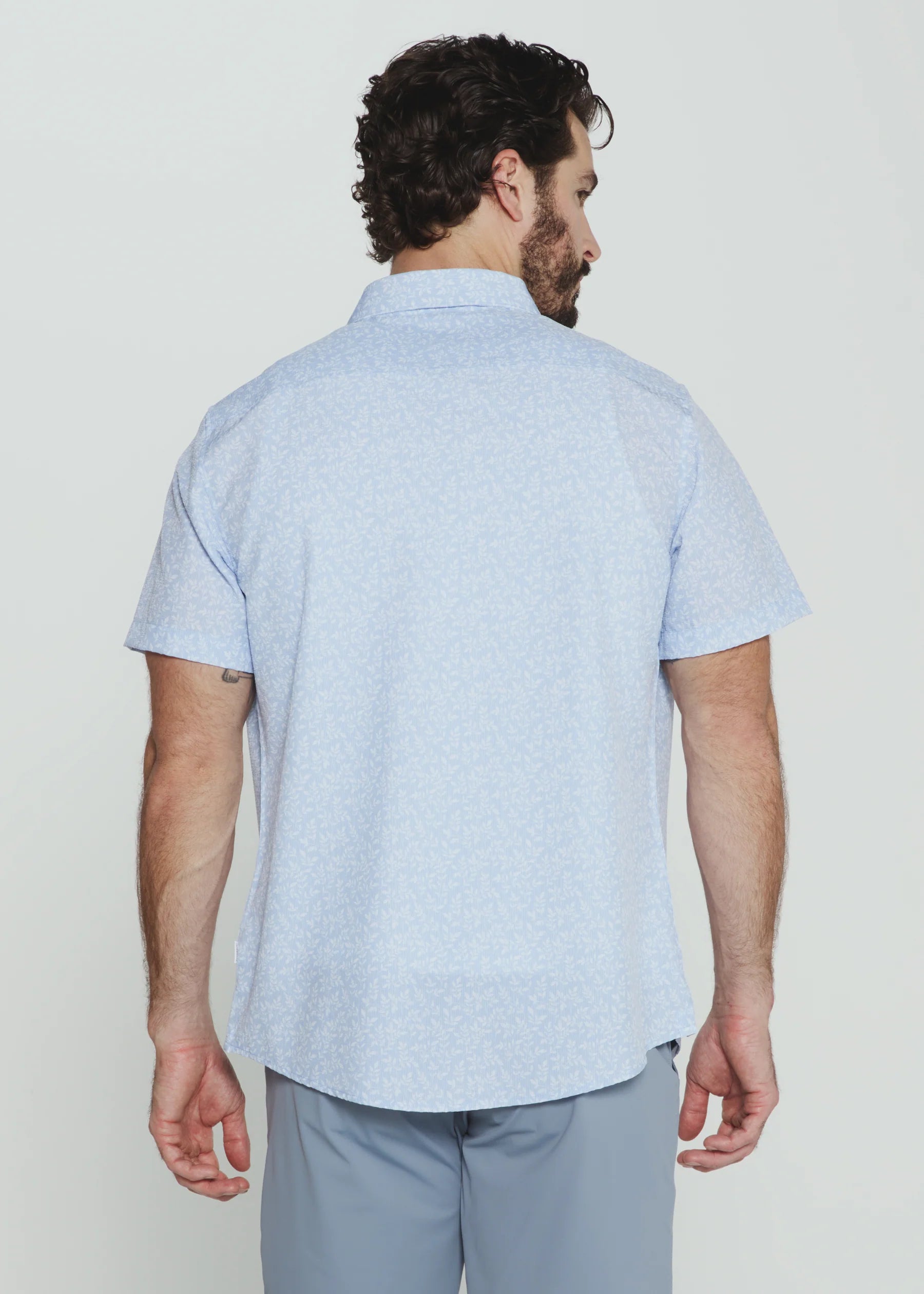 Kai Short Sleeve Shirt | Dusty Blue