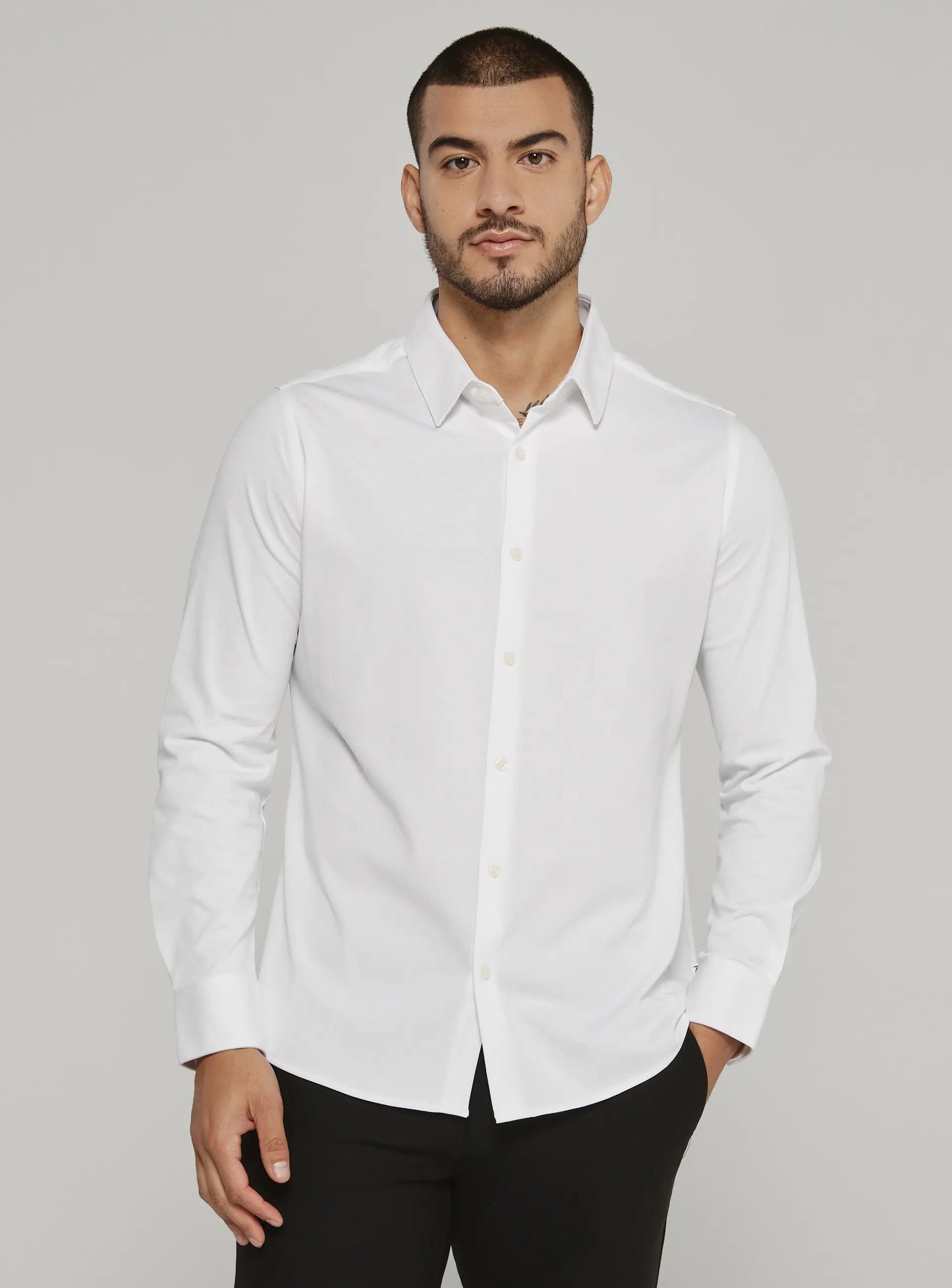 Girona Long Sleeve Shirt | White