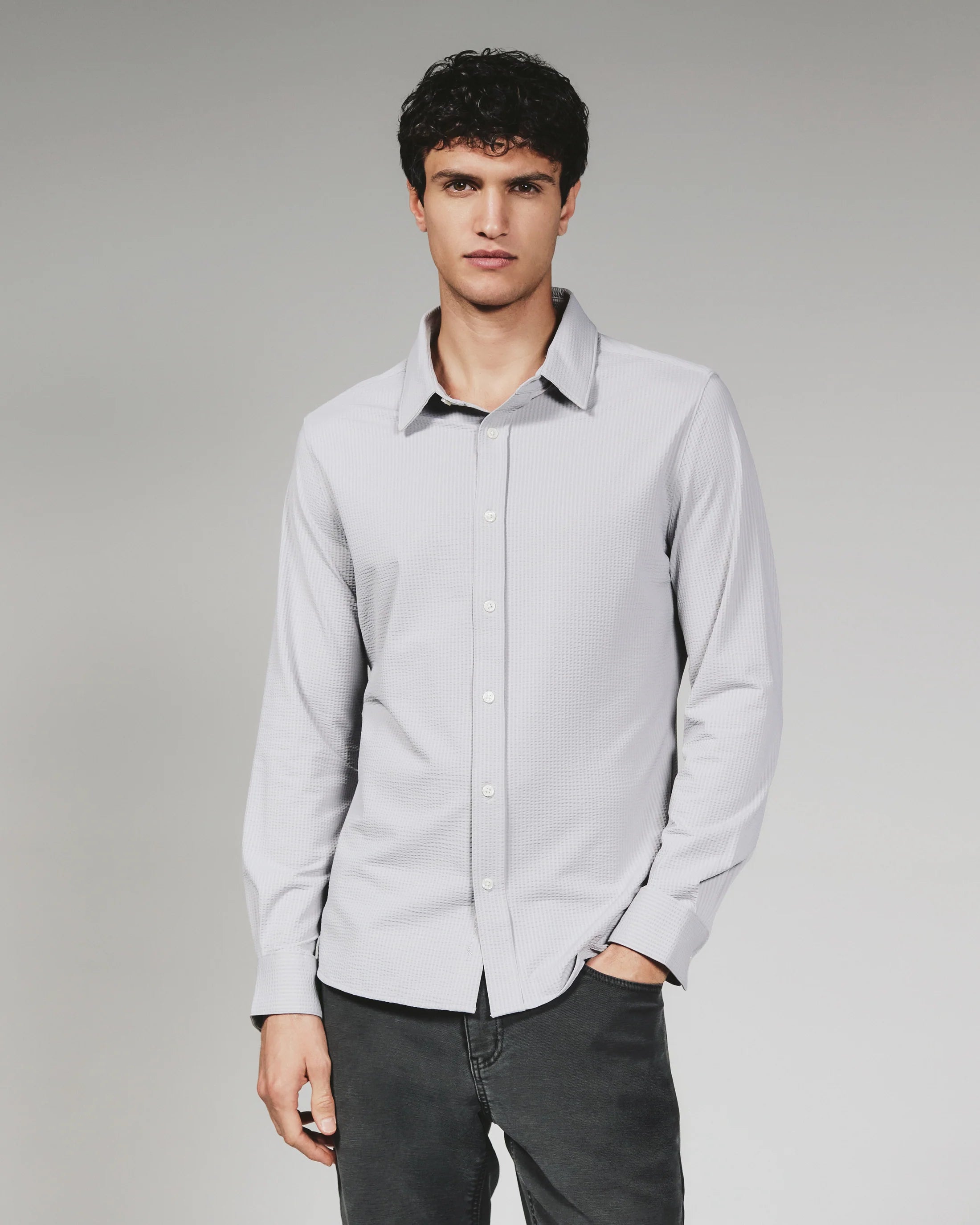 Ferris Long Sleeve Shirt | Platinum