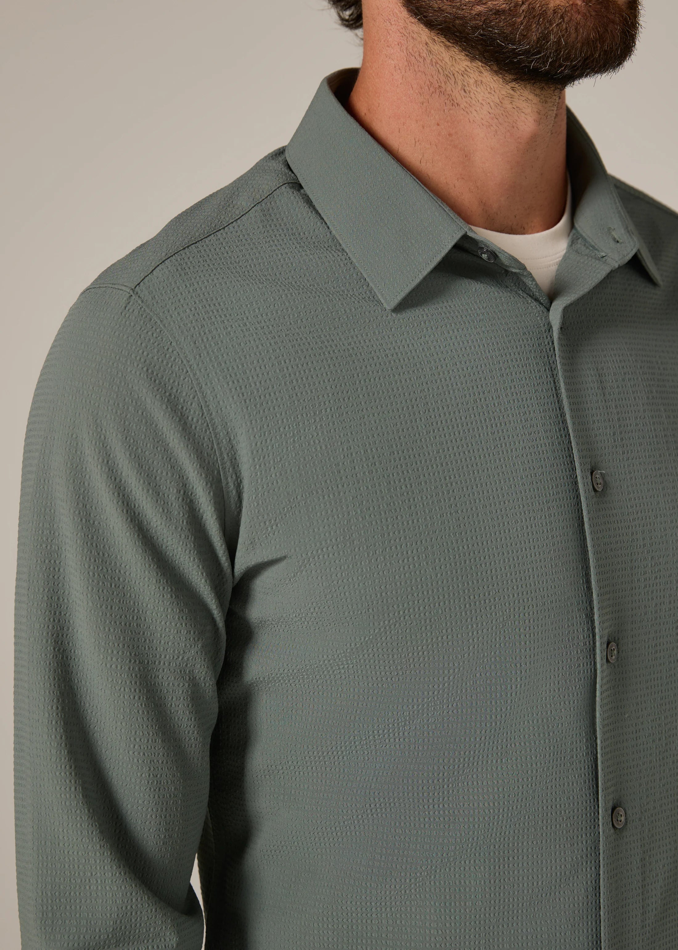 Drayton Long Sleeve Shirt | Basil