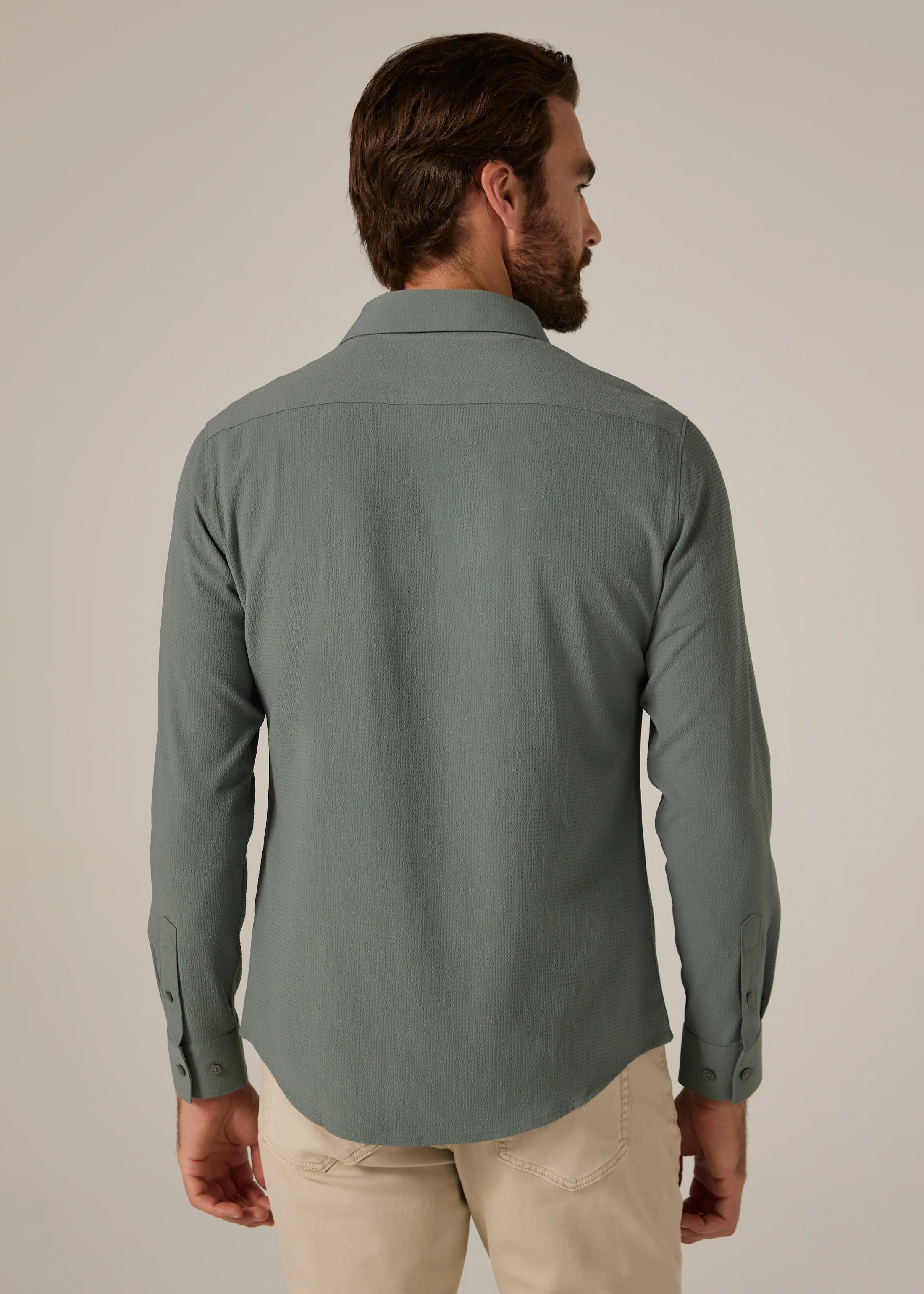 Drayton Long Sleeve Shirt | Basil
