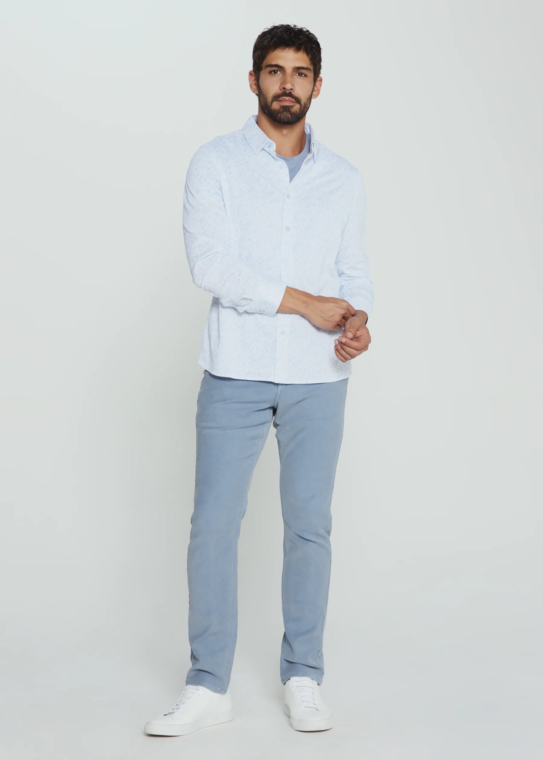 Soren Long Sleeve Shirt | Light Blue