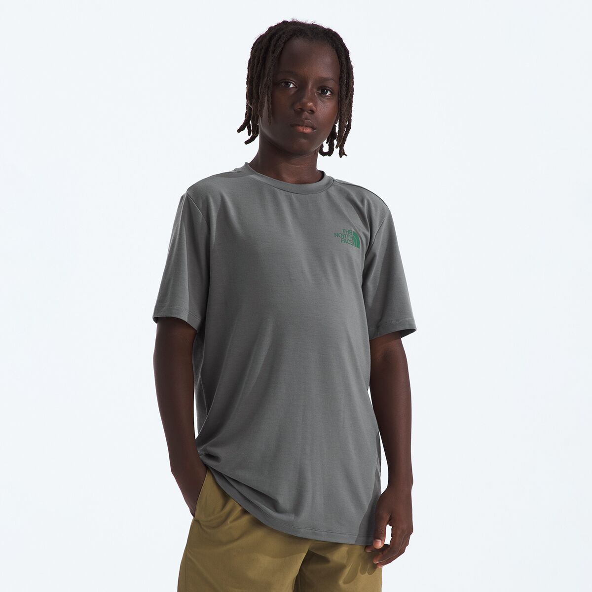 Teen Adventure Sequoia Shade SS Tee | Smoked Pearl