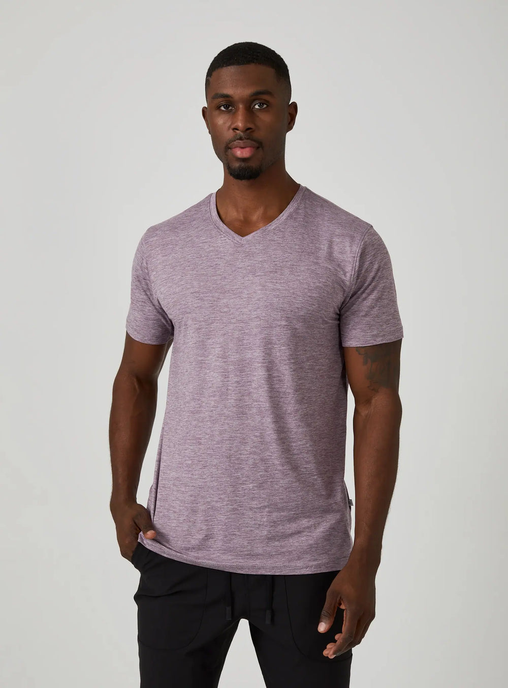 Core V-Neck Tee | Dusty Rose