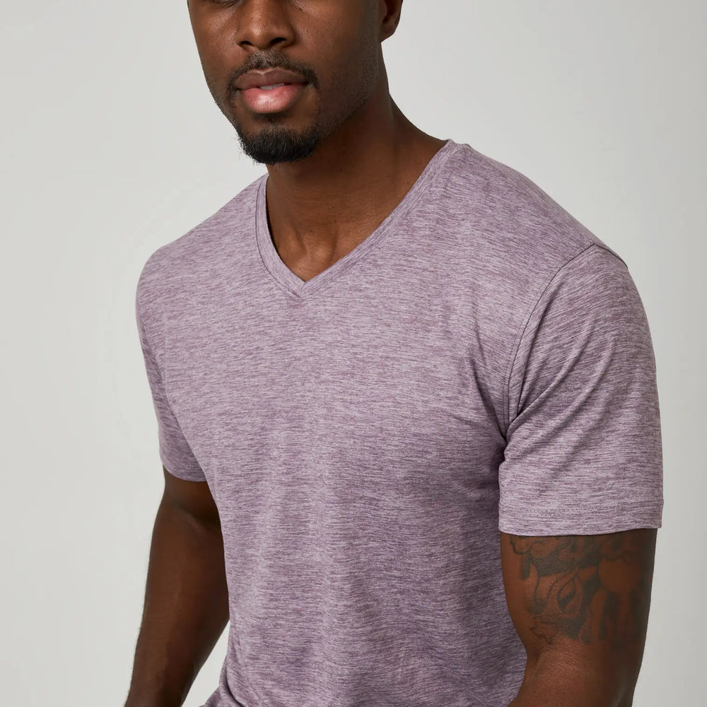 Core V-Neck Tee | Dusty Rose