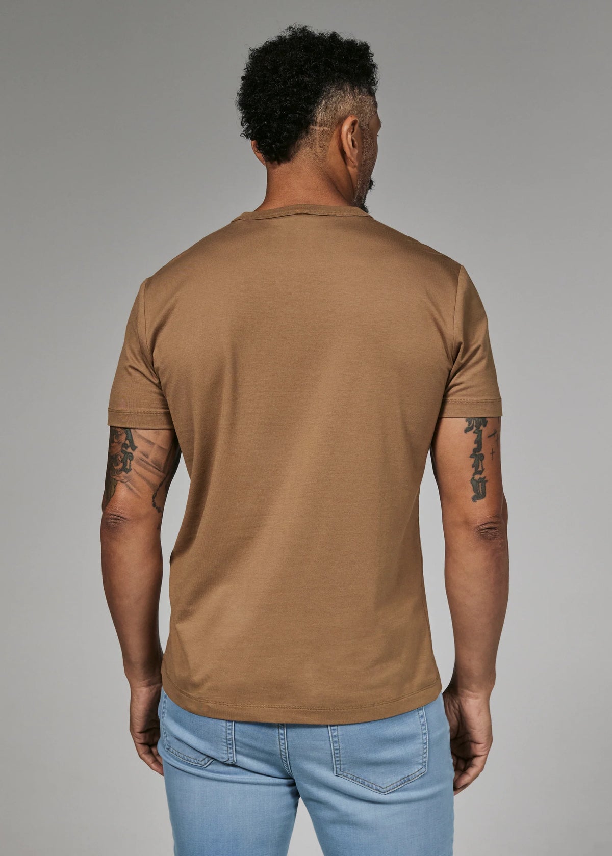 Modal Crew Neck Tee | Desert