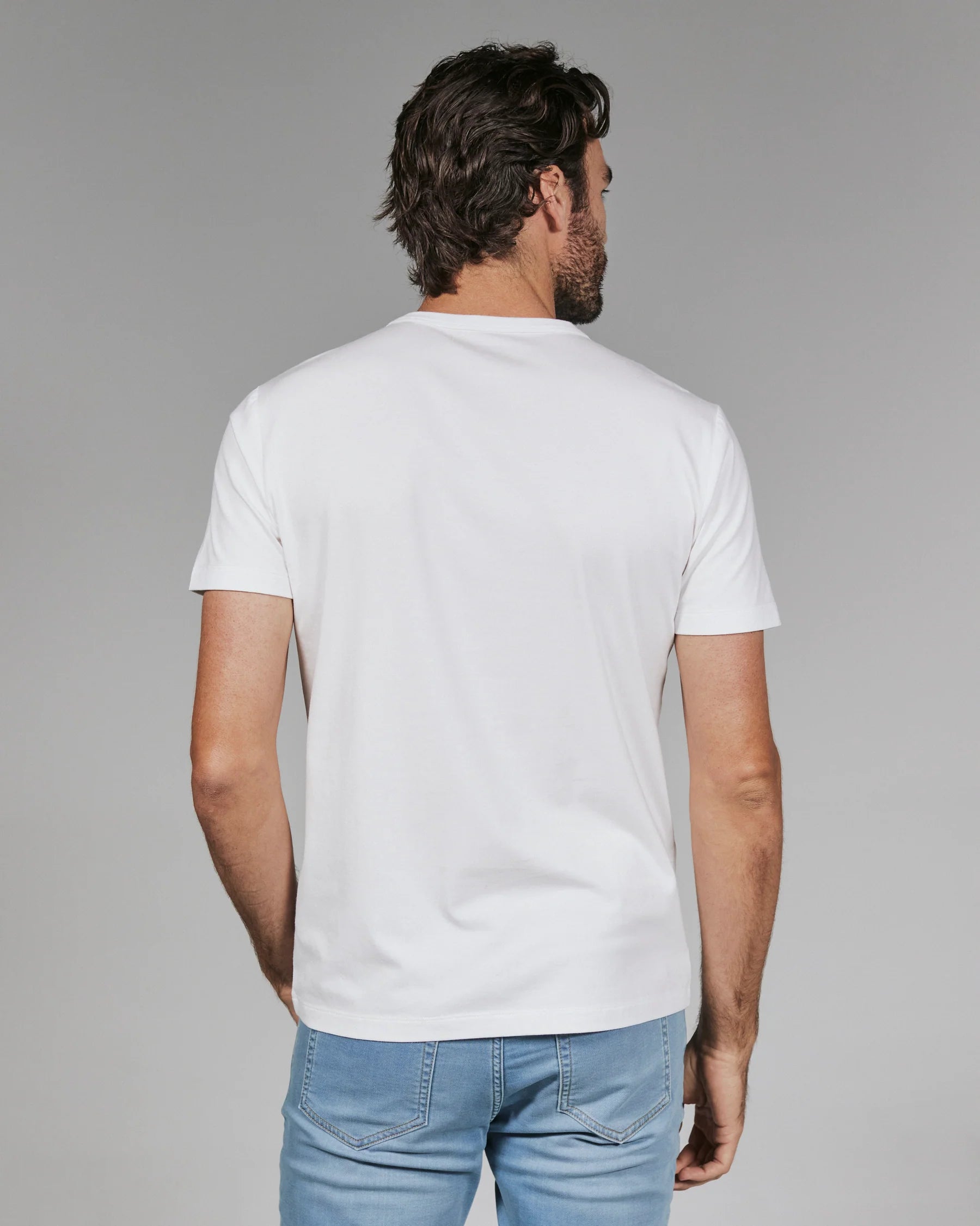Modal Crew Neck Tee | White