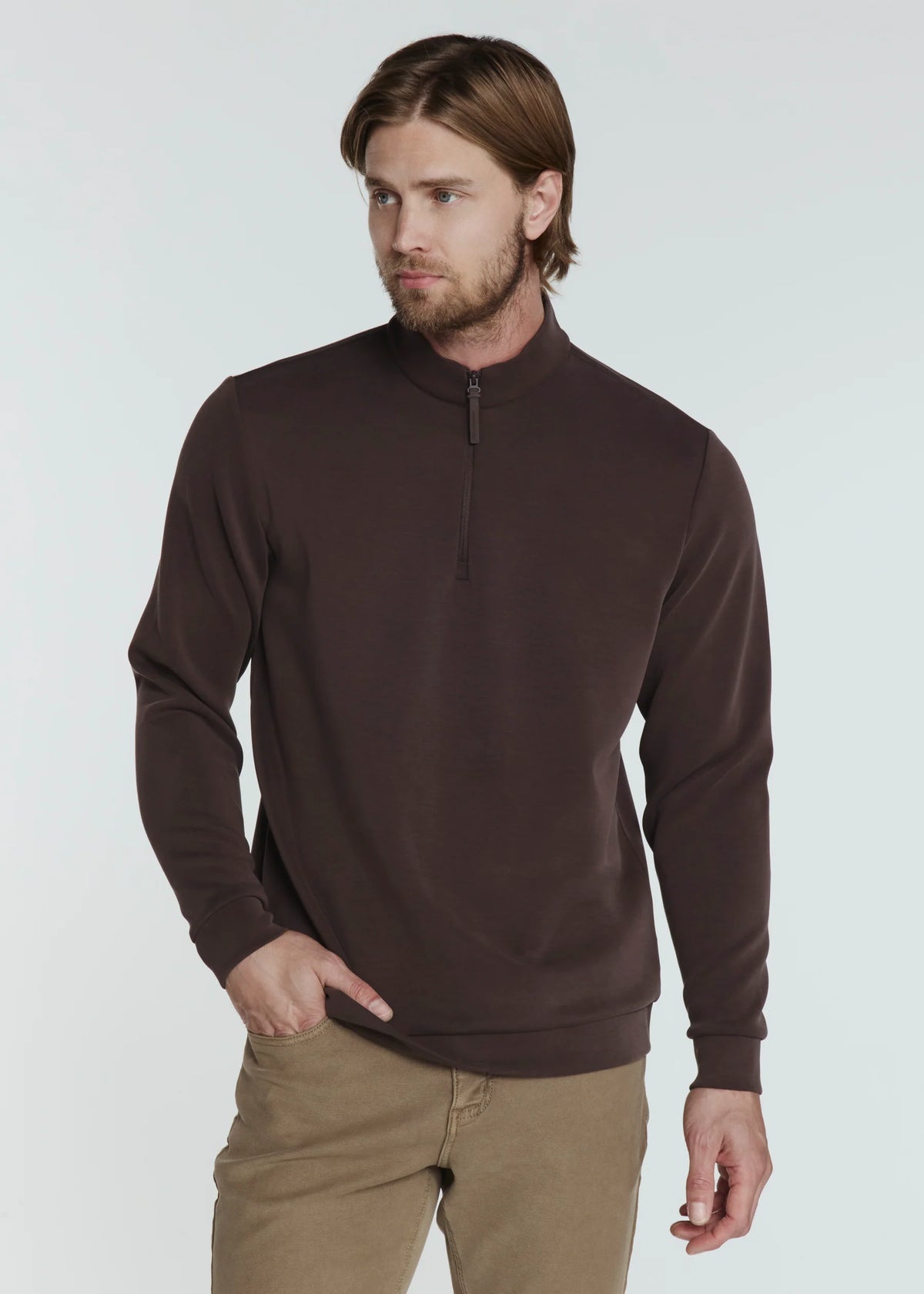 Rev Quarter Zip | Cacao