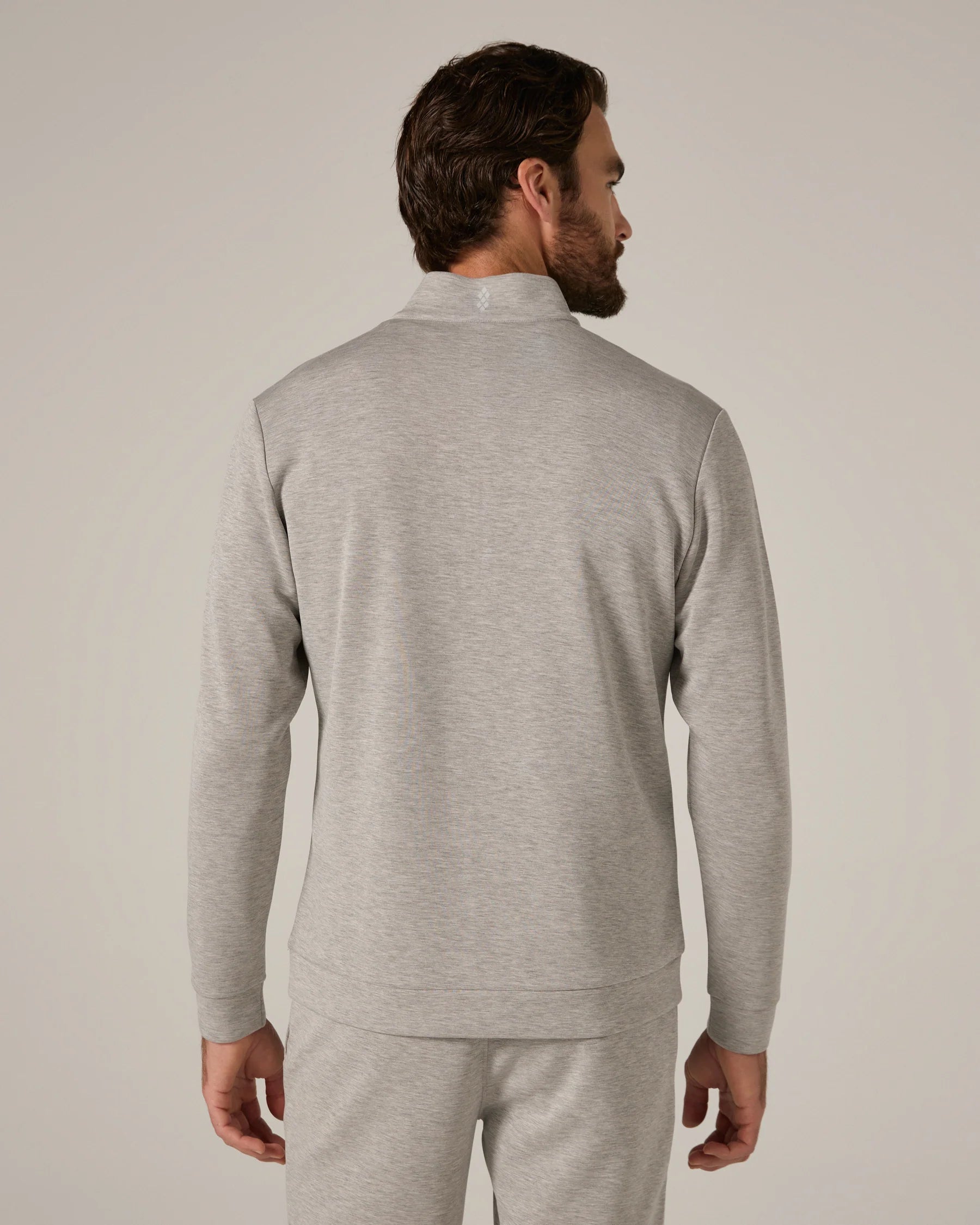 Rev Quarter Zip | Heather Grey