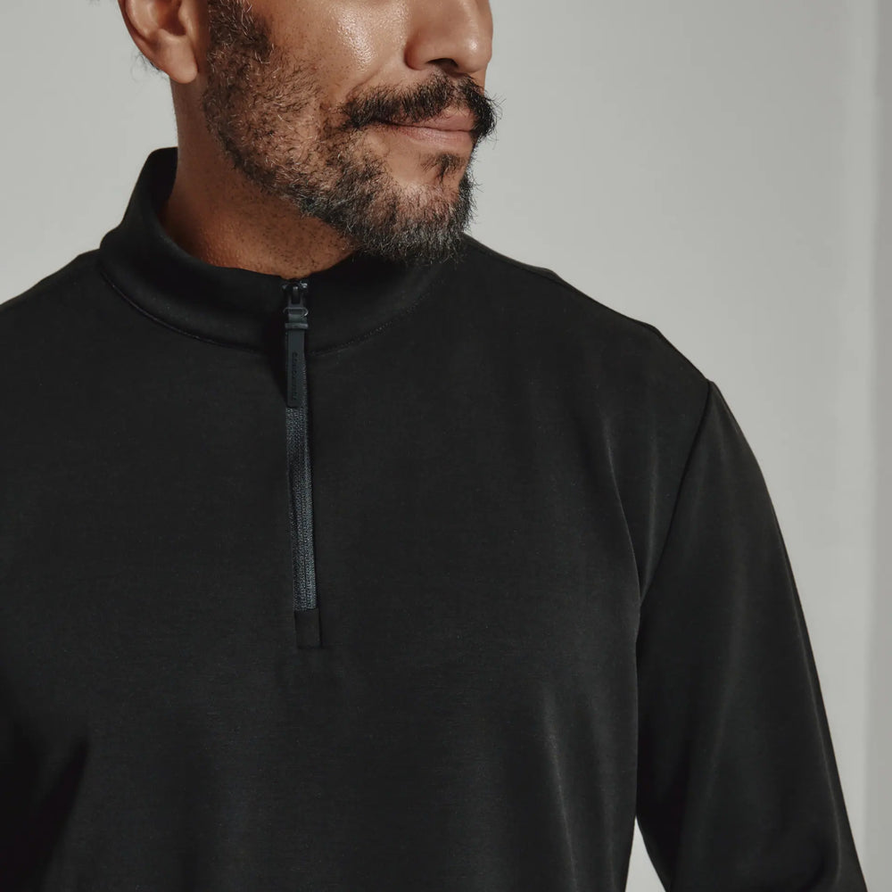 Rev Quarter Zip | Black