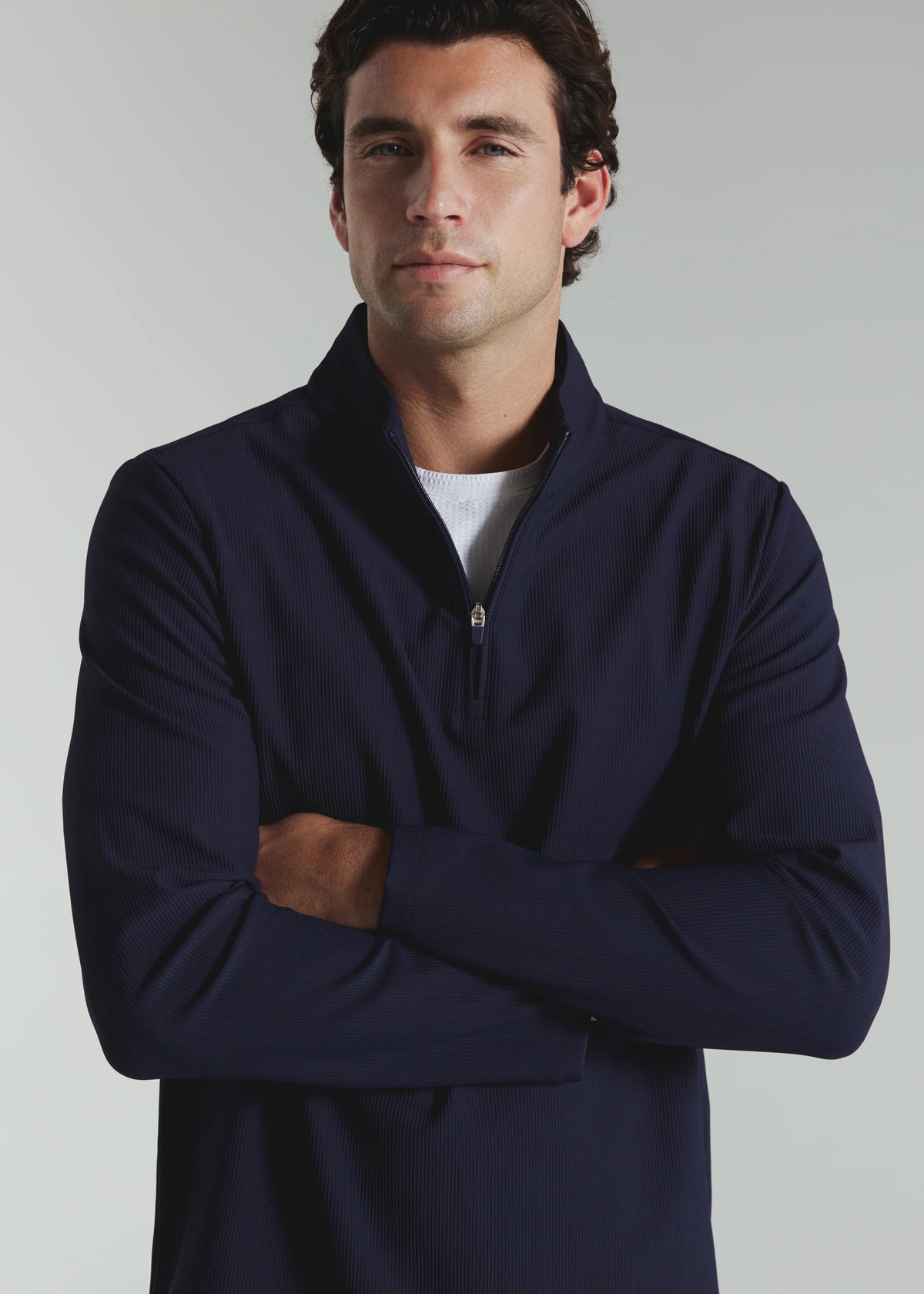 Drift Quarter Zip Pullover | Navy