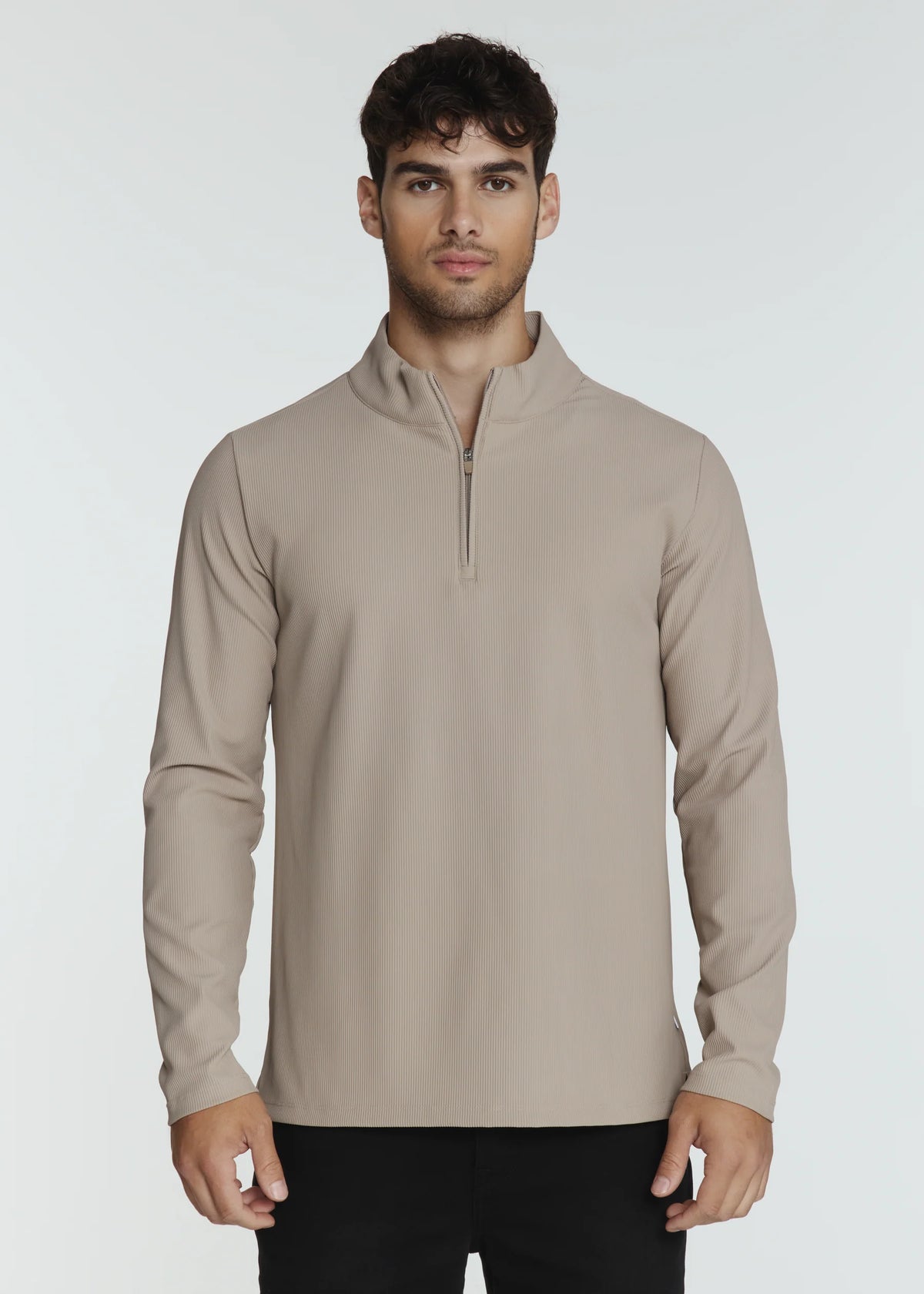 Drift Quarter Zip Pullover | Taupe