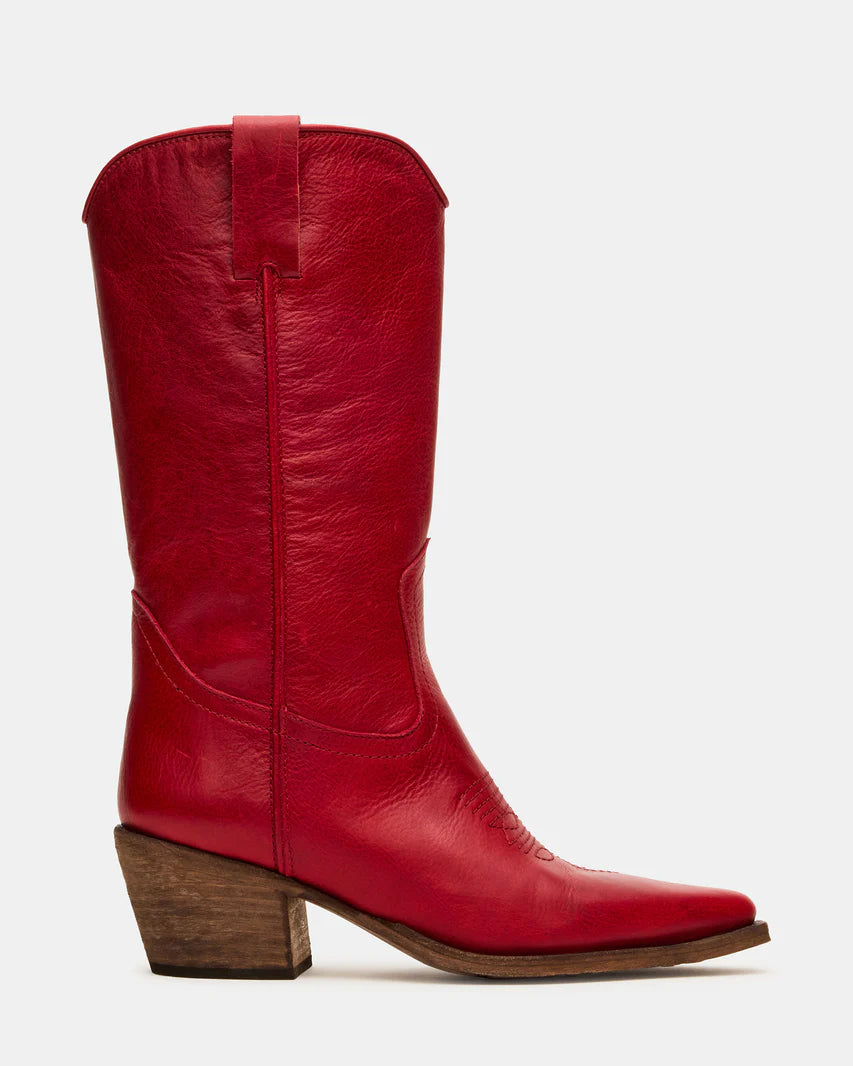 Steve Madden Albany Boot | Red