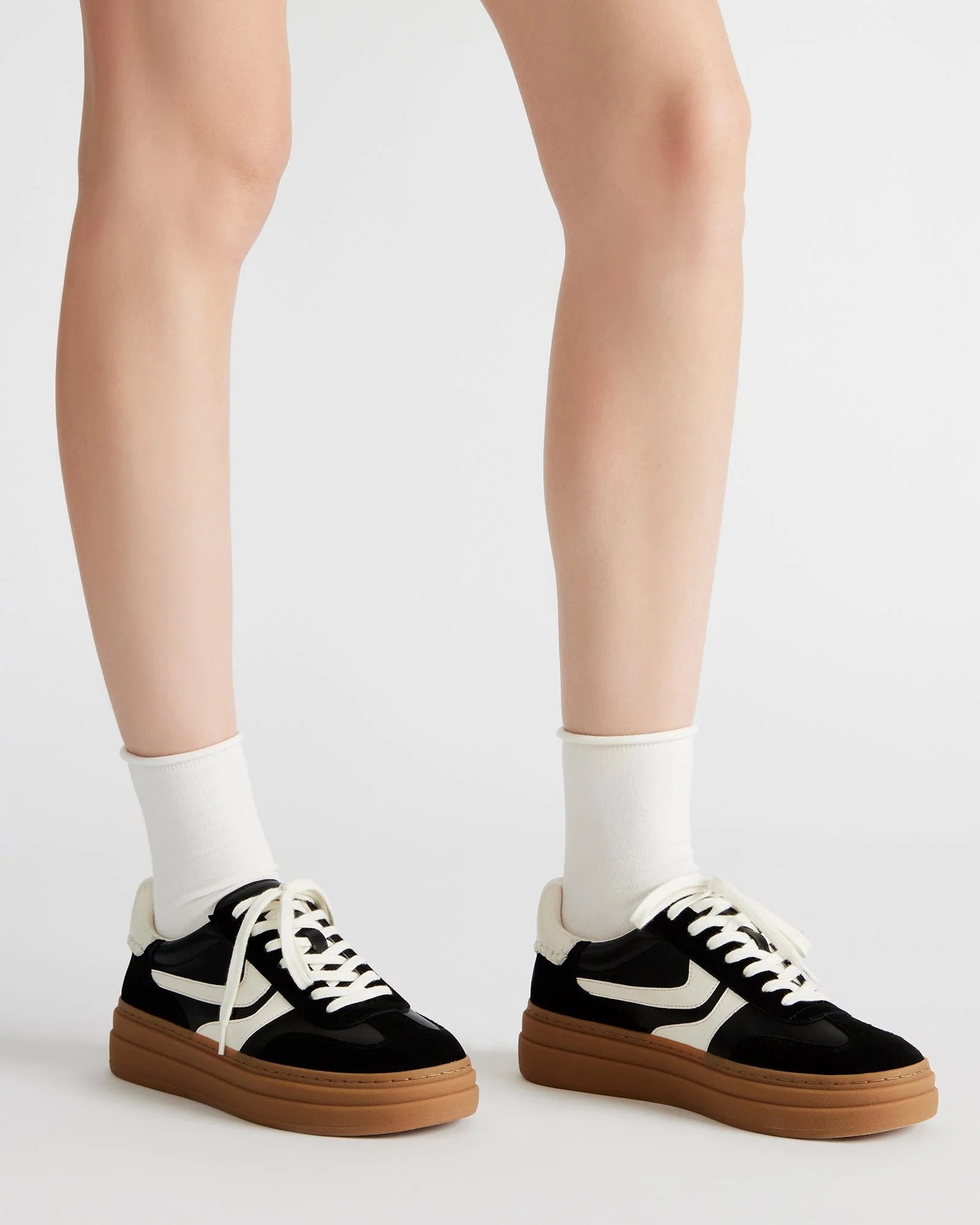Steve Madden Dodge Sneaker | Black/White