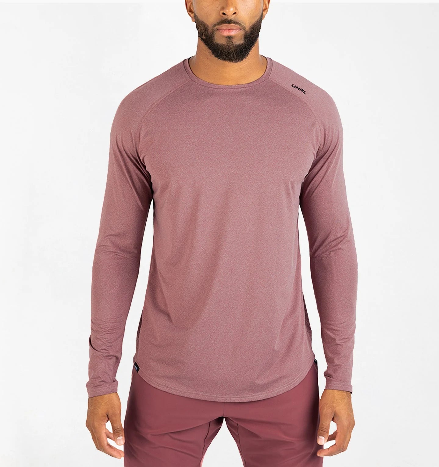 Men's UNRL Stride Long Sleeve | Heather Auburn