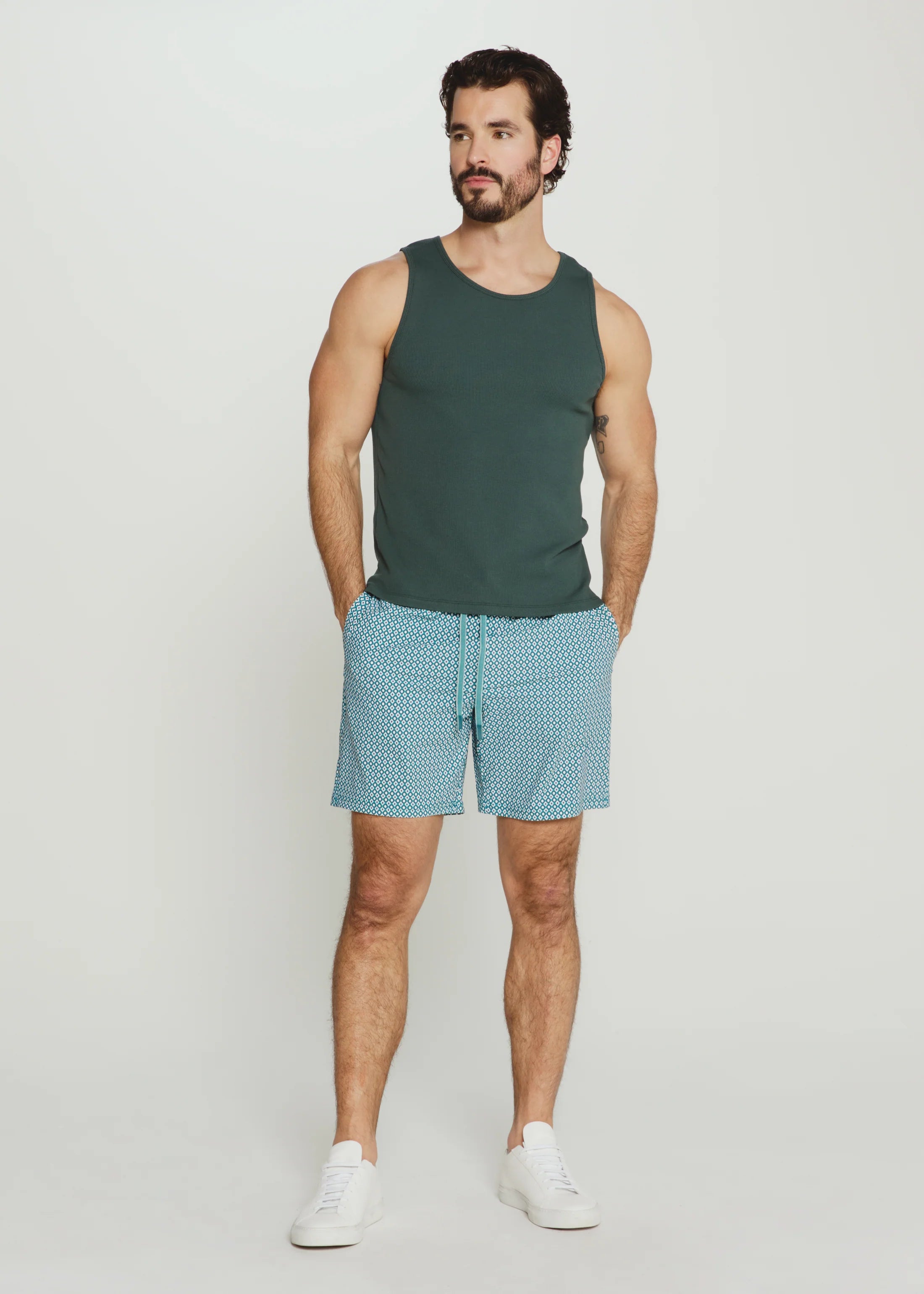The Crew Swim Trunk | Teal