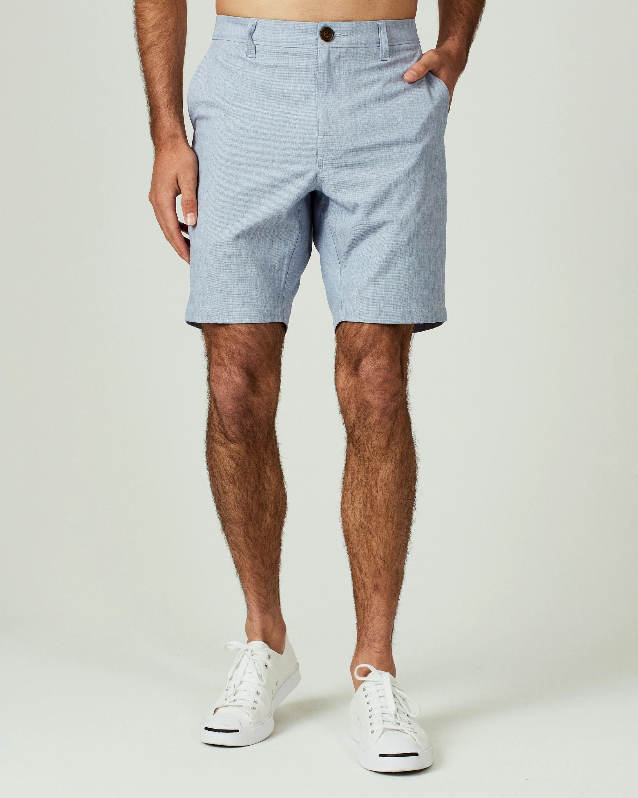 Everest 8" Short | Light Blue