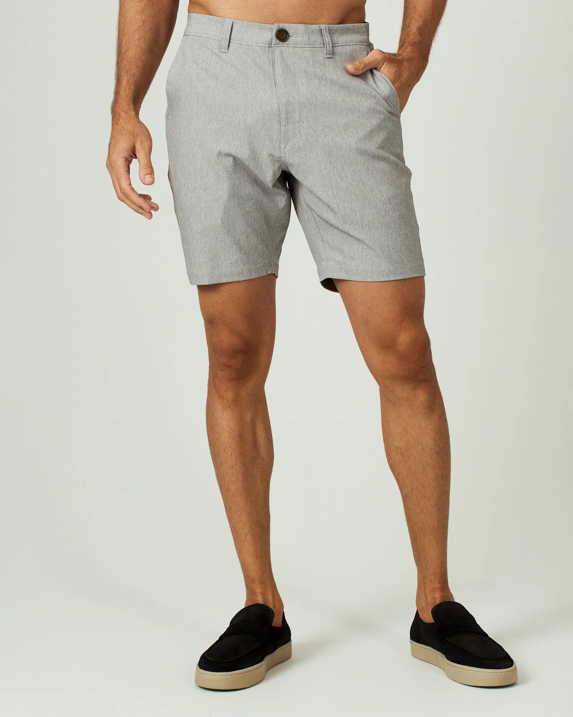 Everest 8" Short | Light Grey