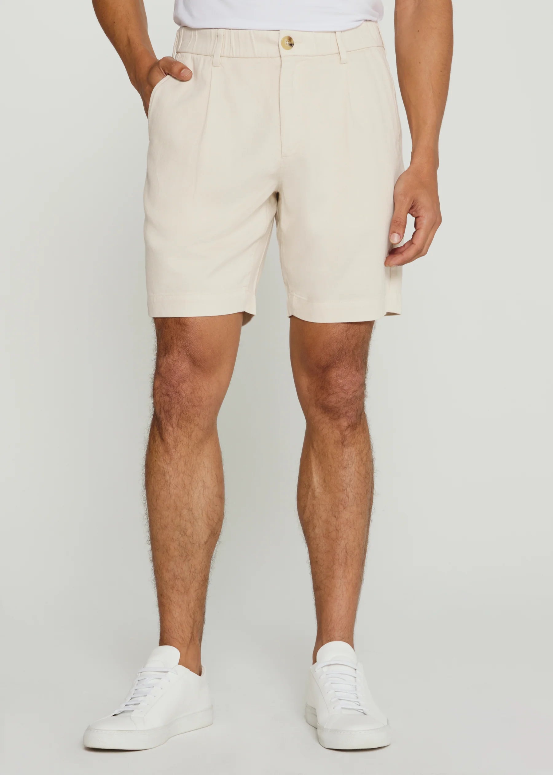 Laguna Linen Chino Short | Natural