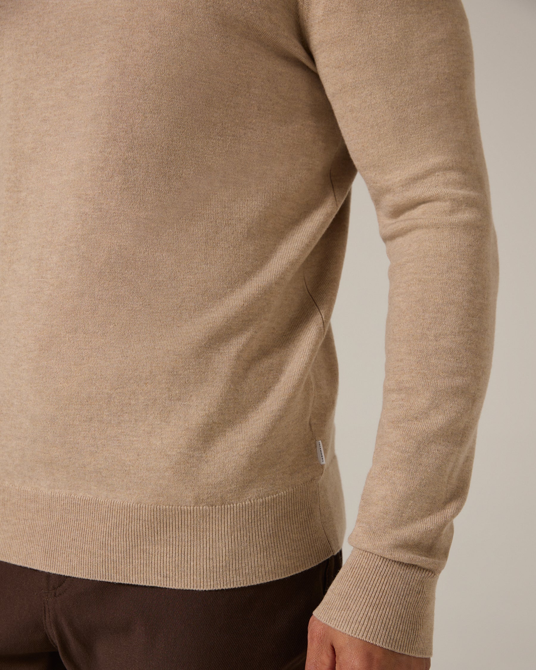 Alcott Crewneck Sweater | Tan