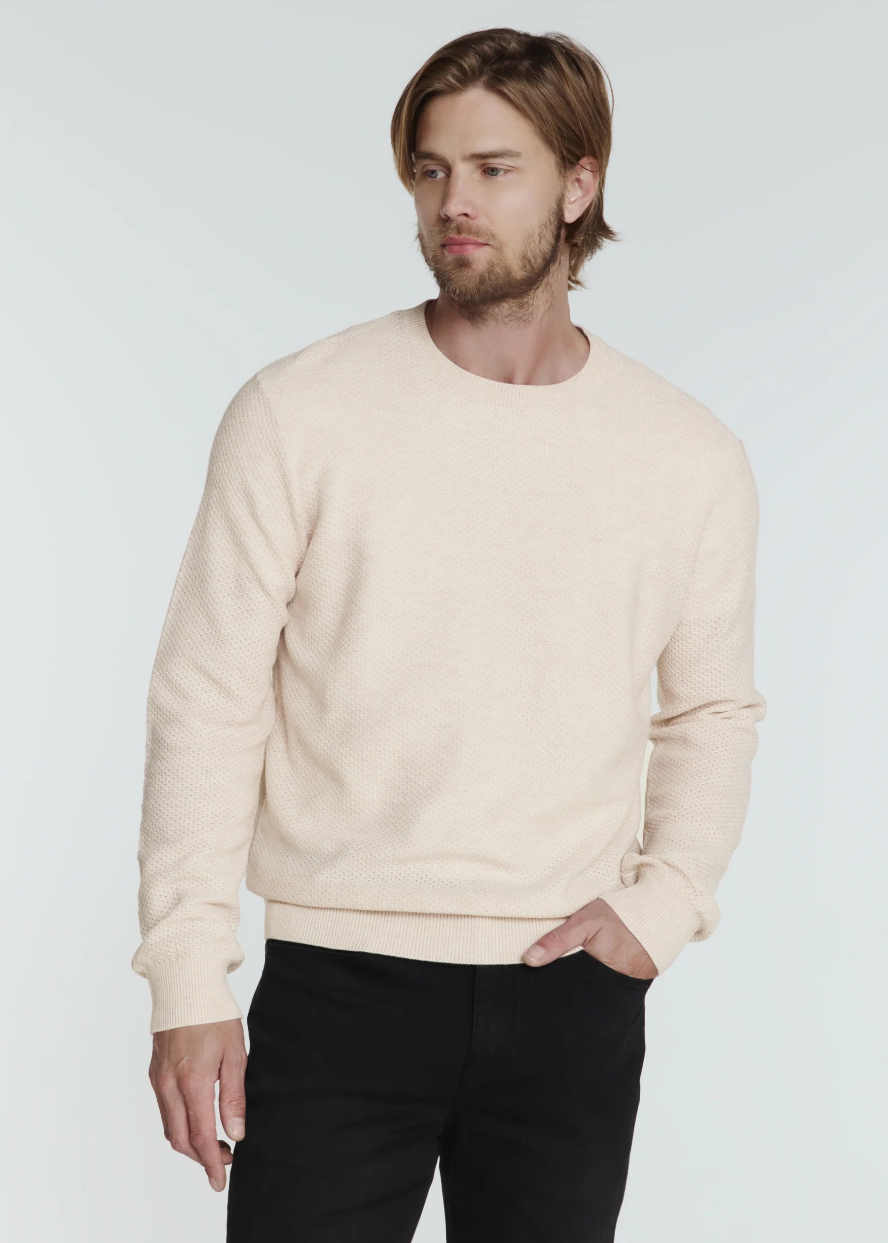 Brentwood Knit Crew Neck Sweater | Barley