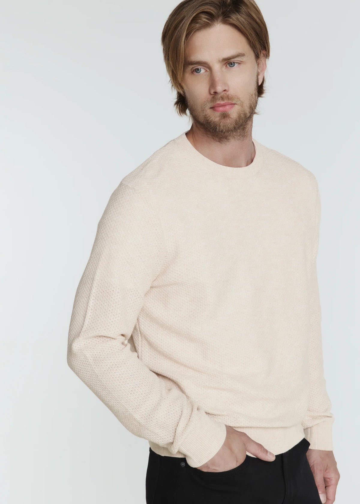 Brentwood Knit Crew Neck Sweater | Barley
