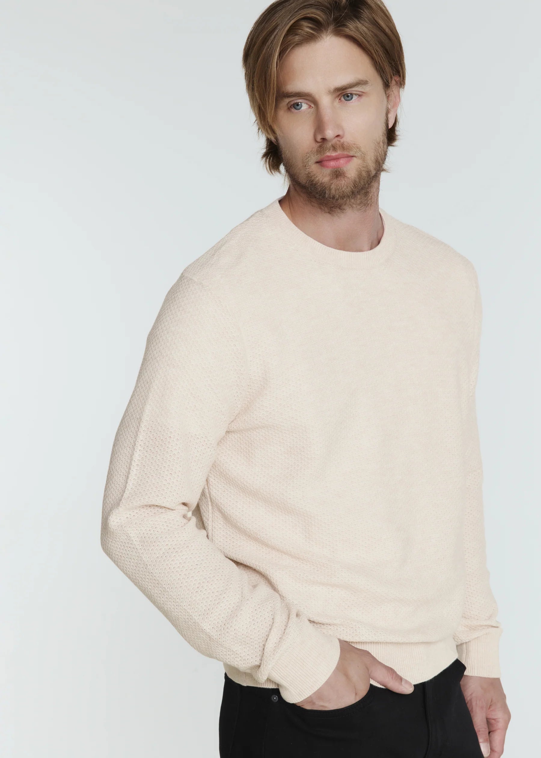Brentwood Knit Crew Neck Sweater | Barley