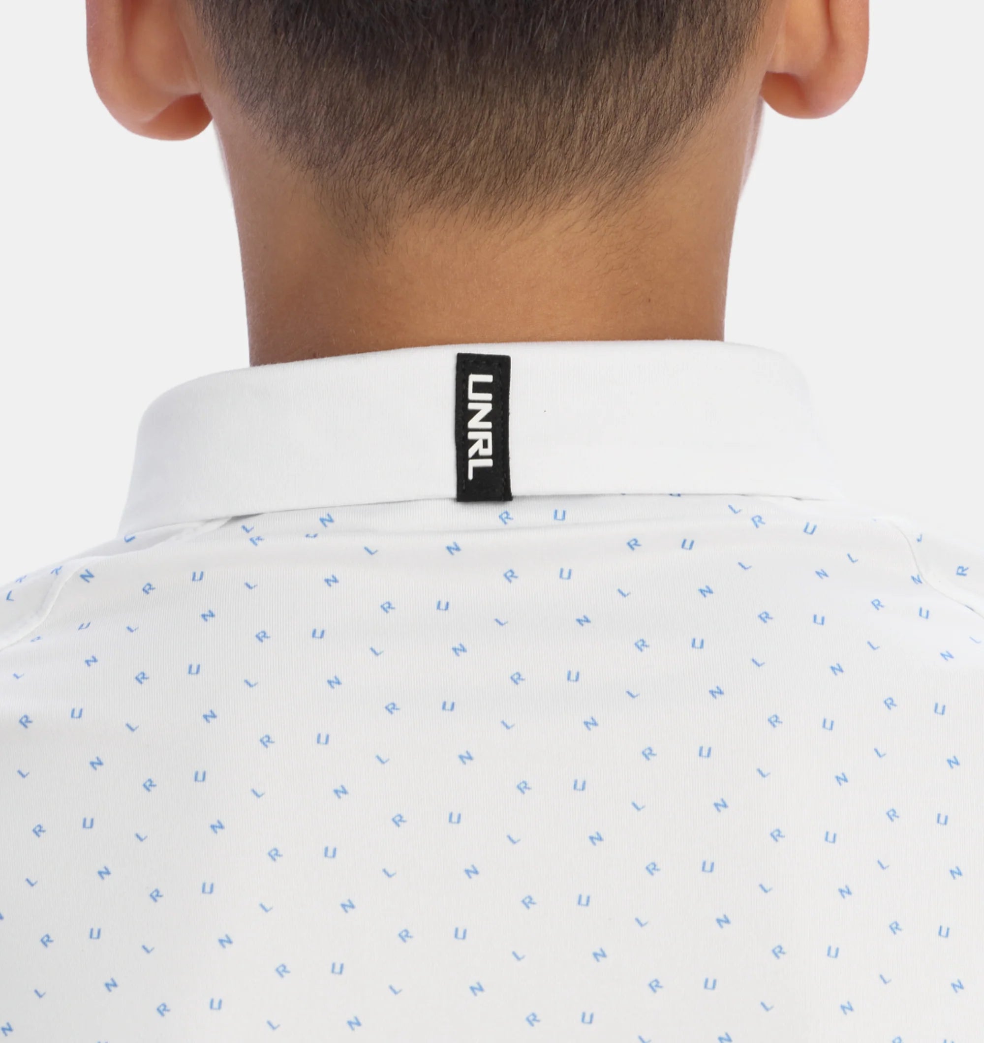 Youth UNRL Scramble Polo | White/Blue