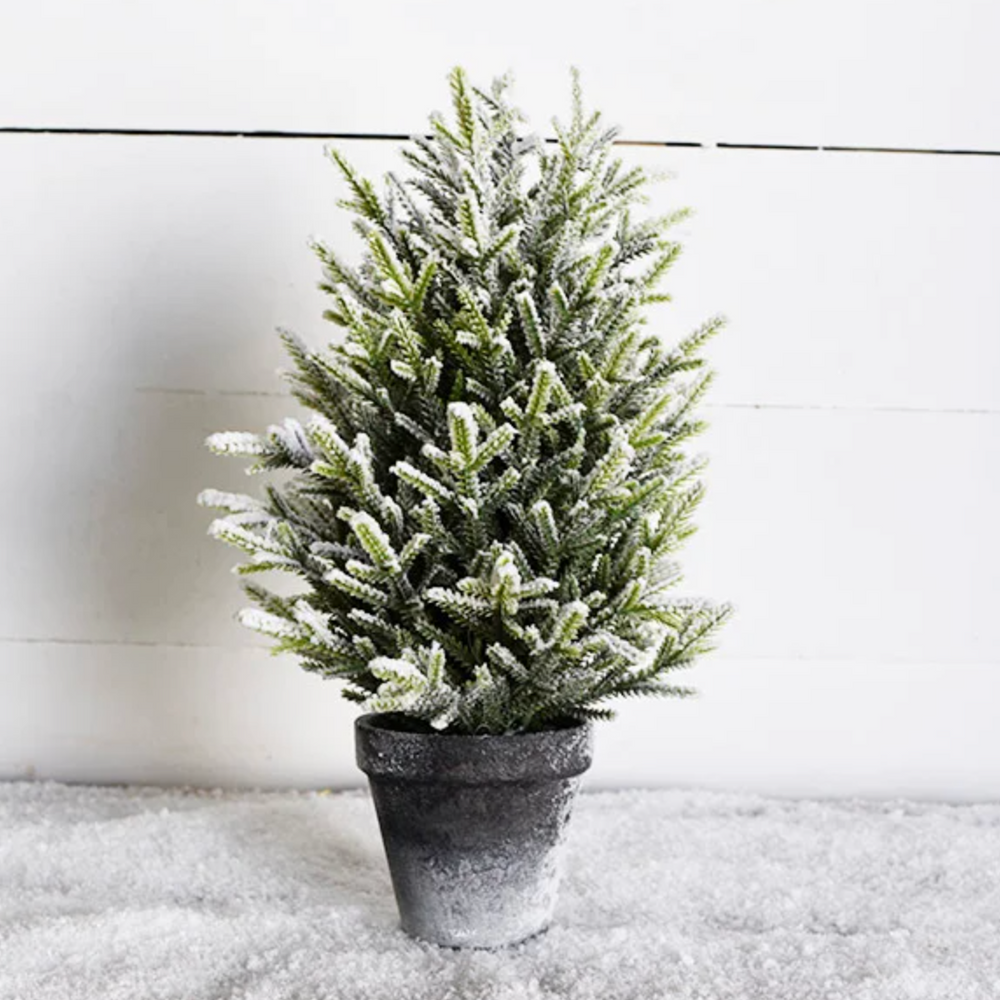 16" Frosted Tree Charcoal Pot PDJST013