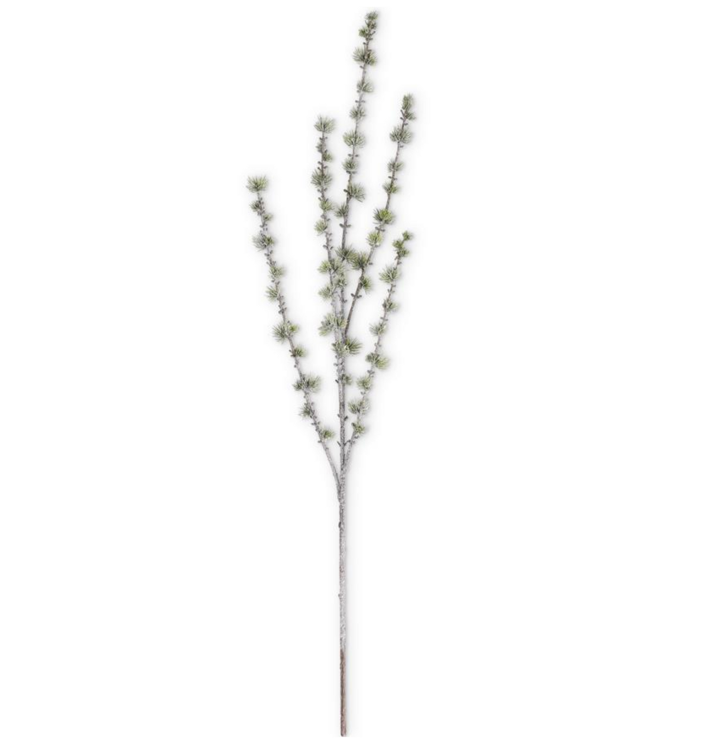 53386B 41" Mini Green Snowy Pine Stem