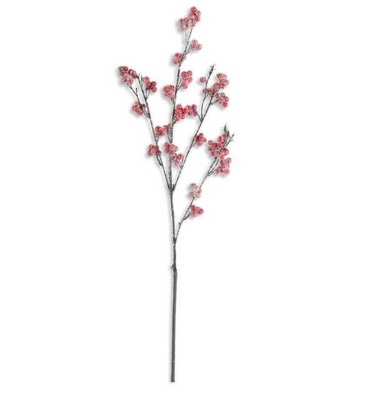53396A-WH 27" White Berry Branch