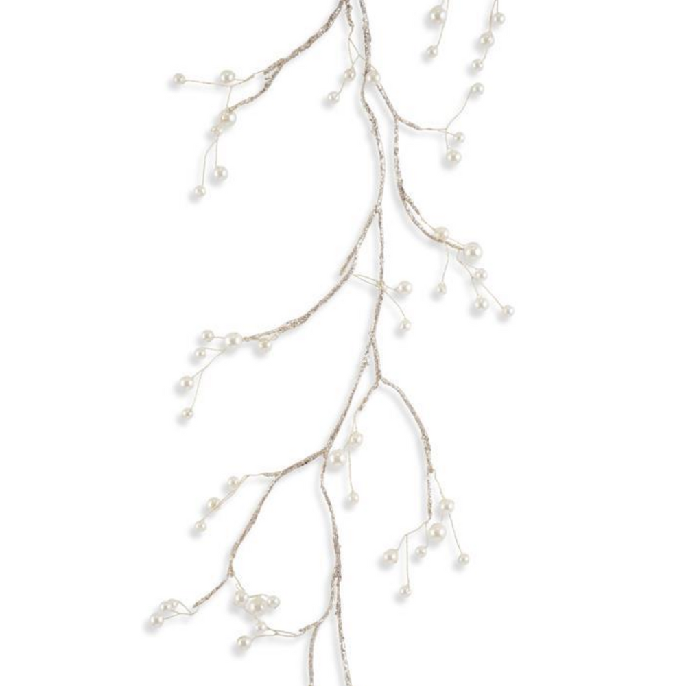 54224C 65" Gold Glittered Twig